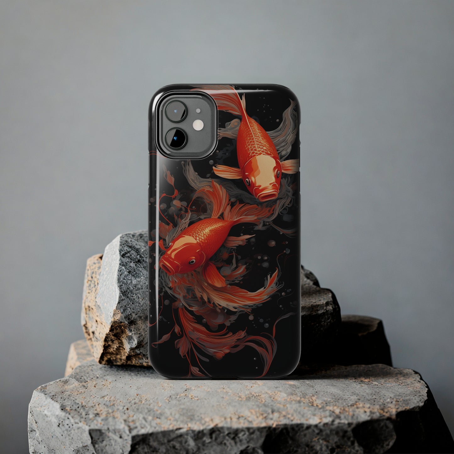 Koi fish #01, iPhone 7, 8, X, 11, 12, 13, 14, 15+ case.