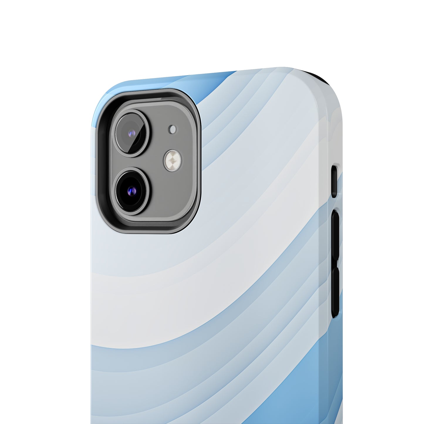 Blue Stripes #02, iPhone 7, 8, X, 11, 12, 13, 14, 15+ case.