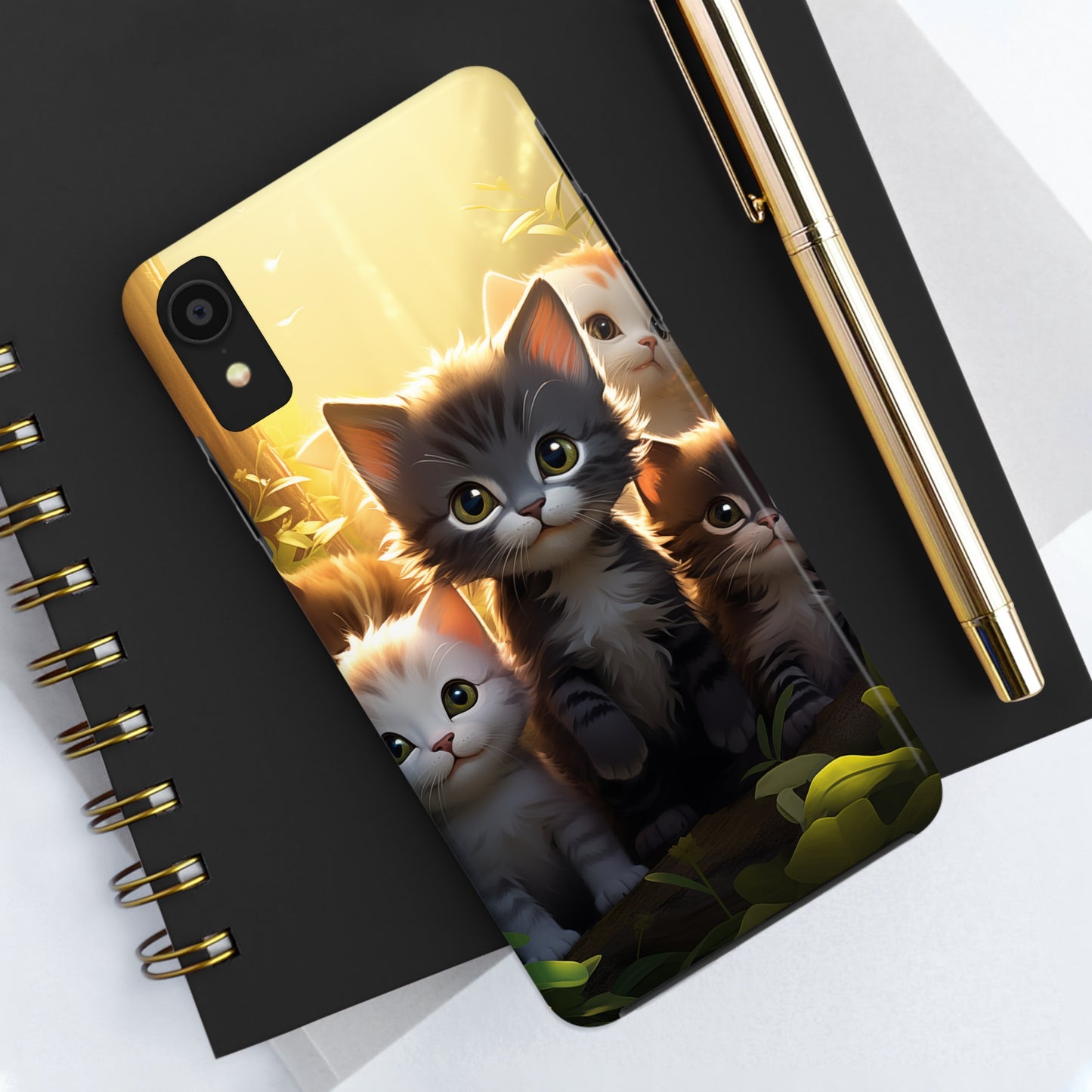 Kittens #02, iPhone 7, 8, X, 11, 12, 13, 14, 15+ case.