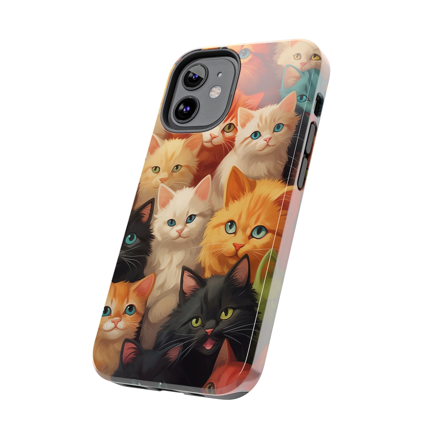 Kittens, iPhone 7, 8, X, 11, 12, 13, 14, 15+ case.