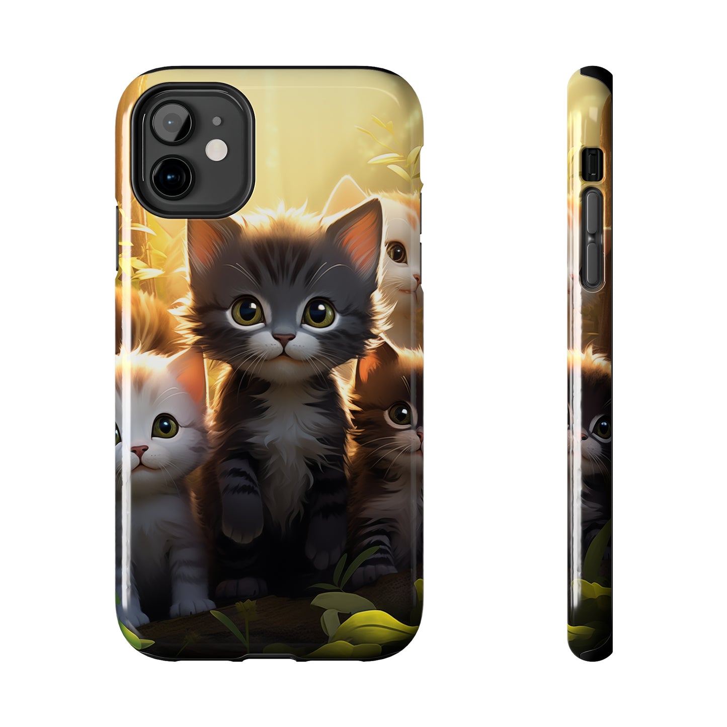 Kittens #02, iPhone 7, 8, X, 11, 12, 13, 14, 15+ case.