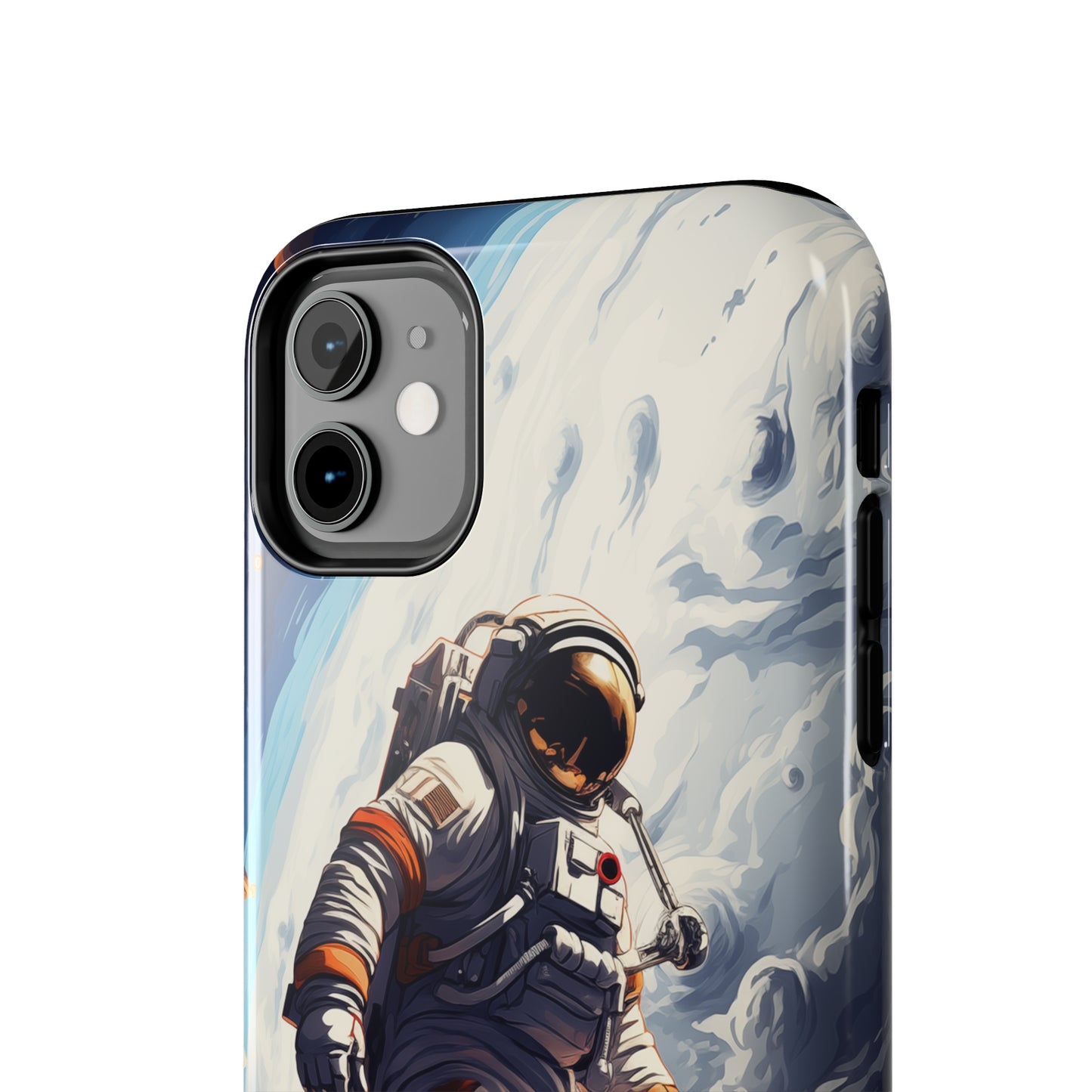 Astronaut #04, iPhone 7, 8, X, 11, 12, 13, 14, 15+ case.