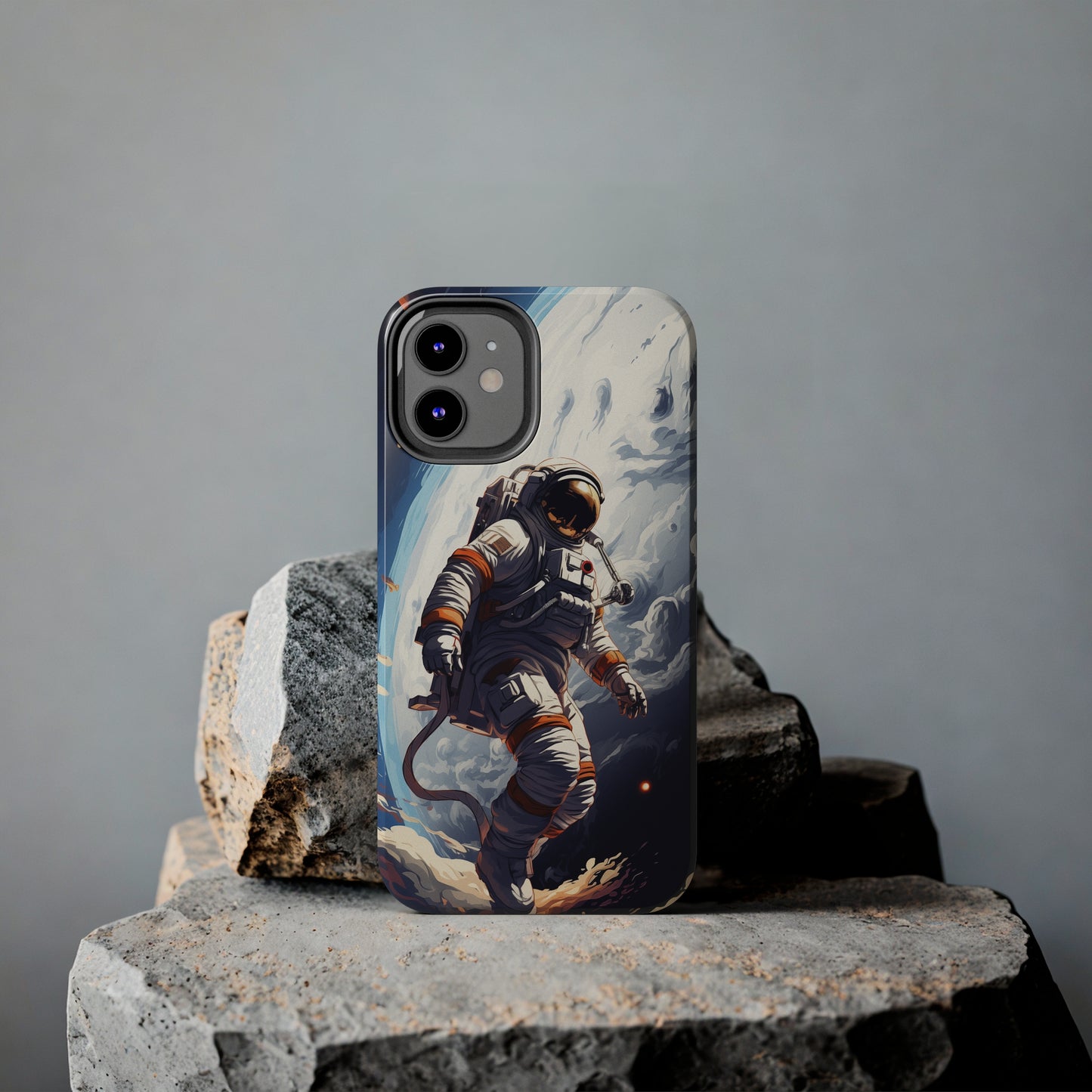 Astronaut #04, iPhone 7, 8, X, 11, 12, 13, 14, 15+ case.