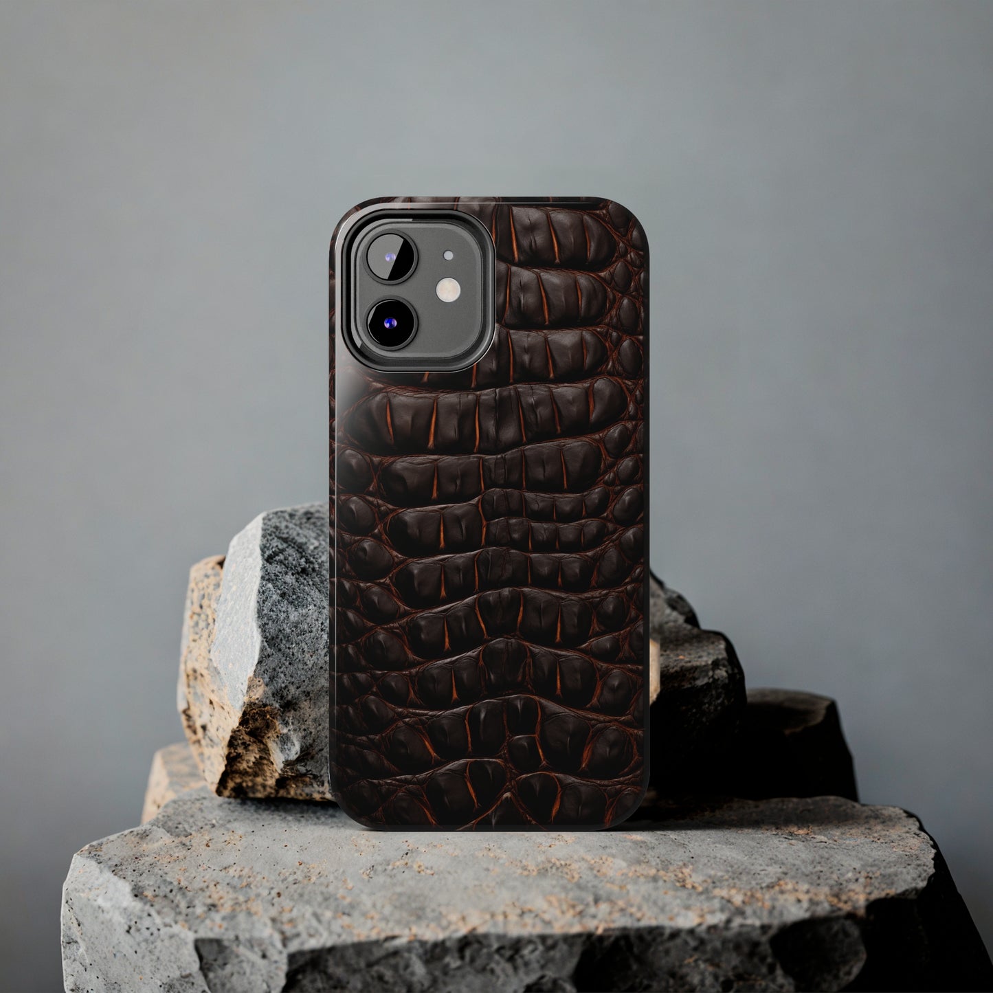 Alligator skin #01, iPhone 7, 8, X, 11, 12, 13, 14, 15+ case.