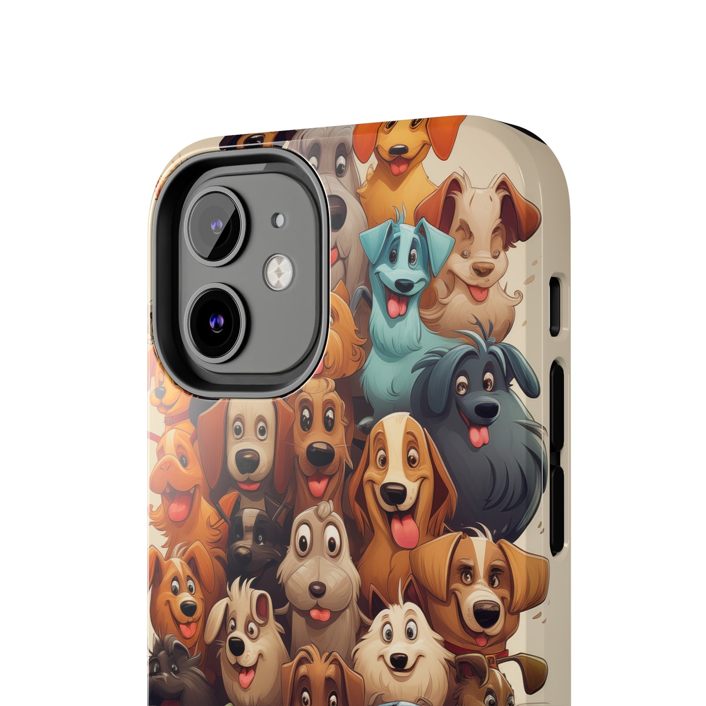 100 Dogs, iPhone 7, 8, X, 11, 12, 13, 14, 15+ case.