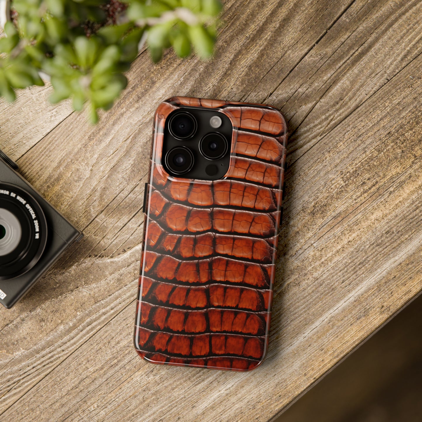 Alligator skin #04, iPhone 7, 8, X, 11, 12, 13, 14, 15+ case.