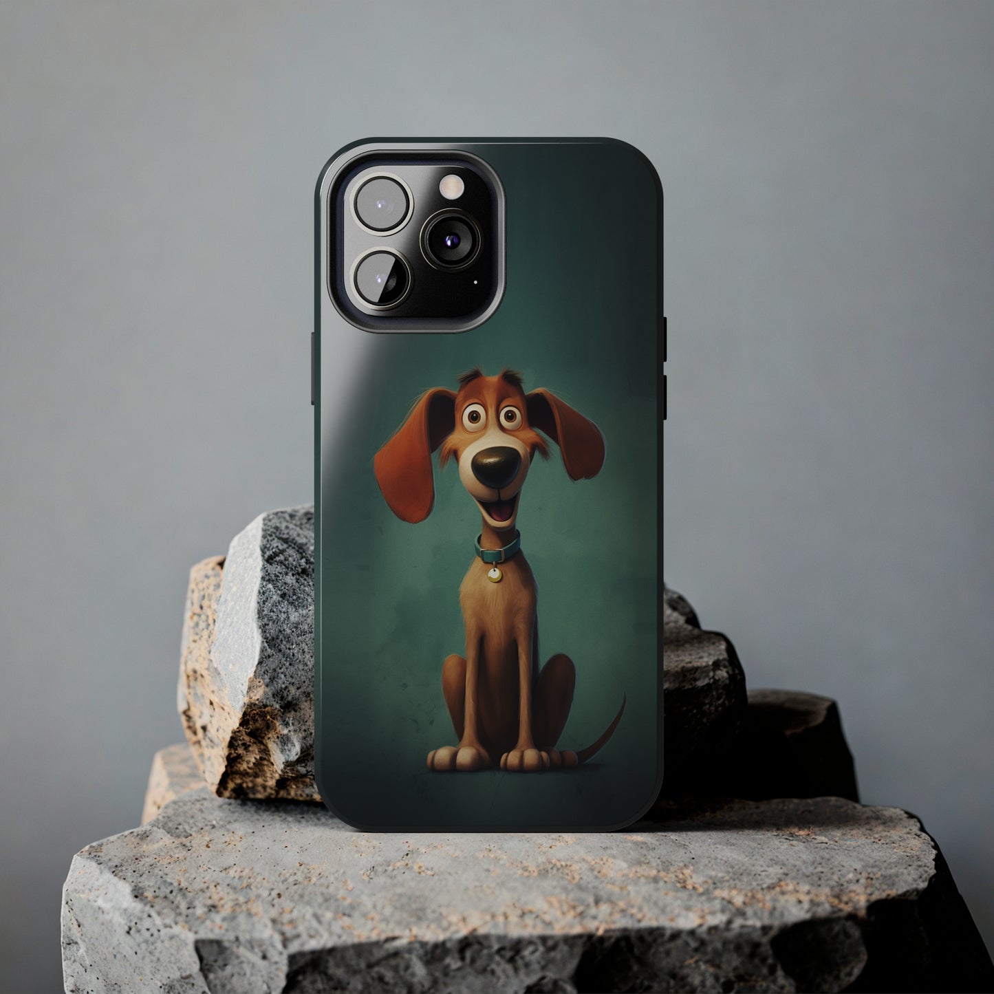 Hux, Cartoon Dog, iPhone 7, 8, X, 11, 12, 13, 14, 15+ case.