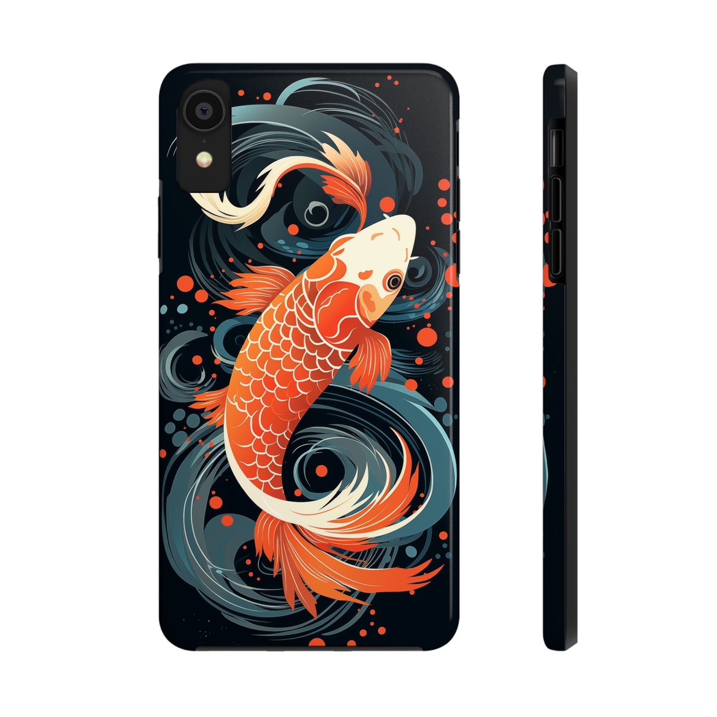 Koi fish #04, iPhone 7, 8, X, 11, 12, 13, 14, 15+ case.