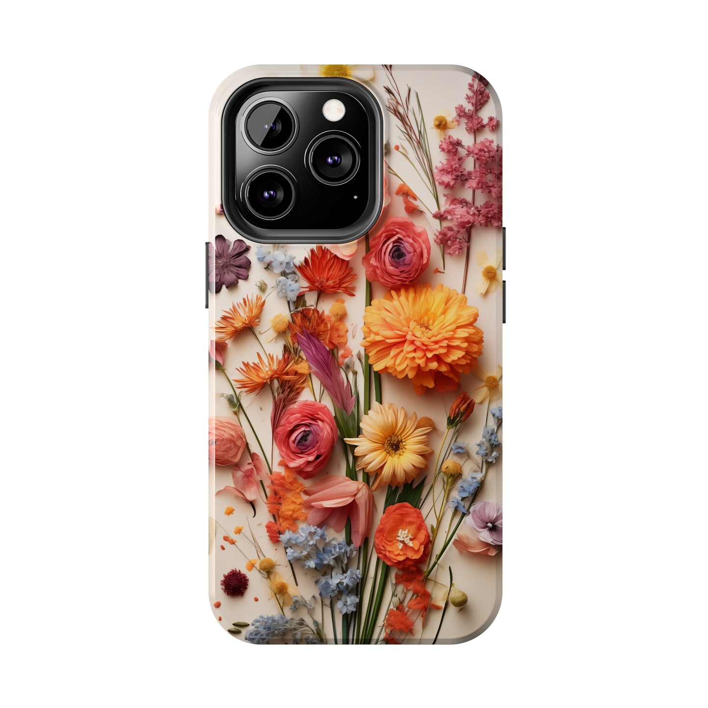 Dried Flowers #02, iPhone 7, 8, X, 11, 12, 13, 14, 15+ case.