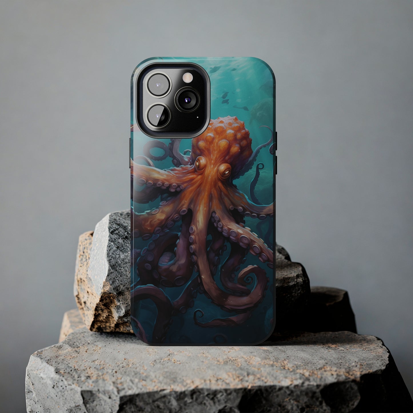 Octopus #02, iPhone 7, 8, X, 11, 12, 13, 14, 15+ case.