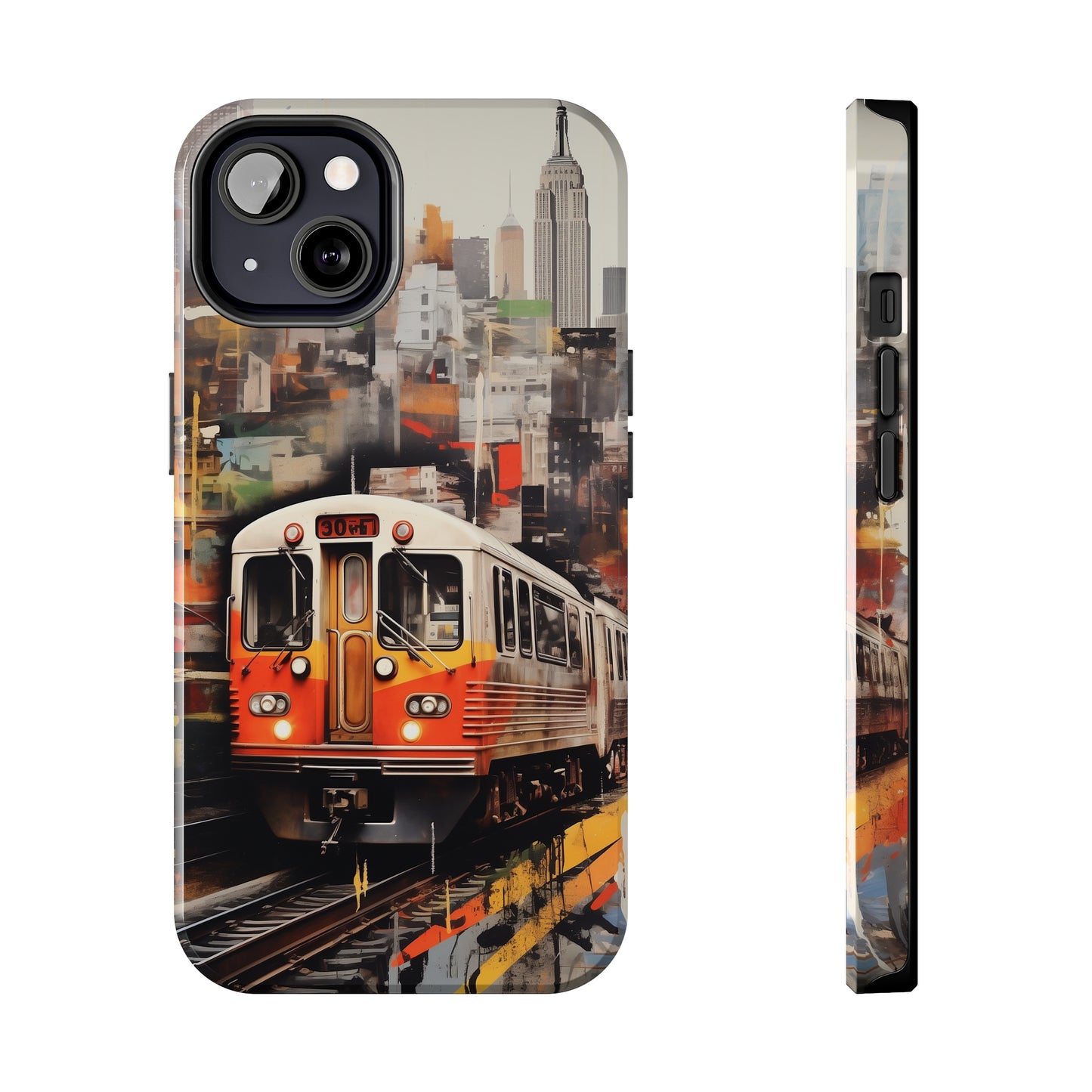 New York City, subway, iPhone 7, 8, X, 11, 12, 13, 14, 15+ case.