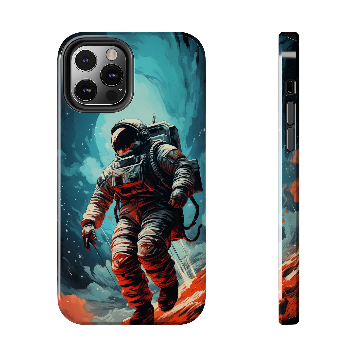 Astronaut #01, iPhone 7, 8, X, 11, 12, 13, 14, 15+ case.