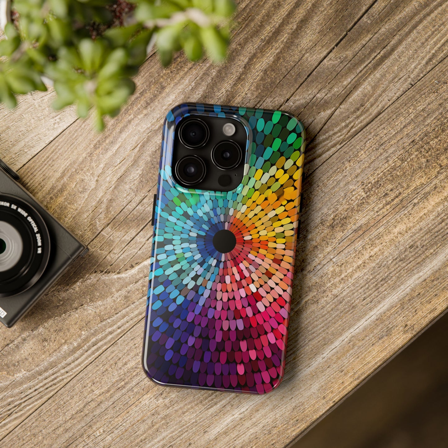 Rainbow Effect #02, iPhone 7, 8, X, 11, 12, 13, 14, 15+ case.