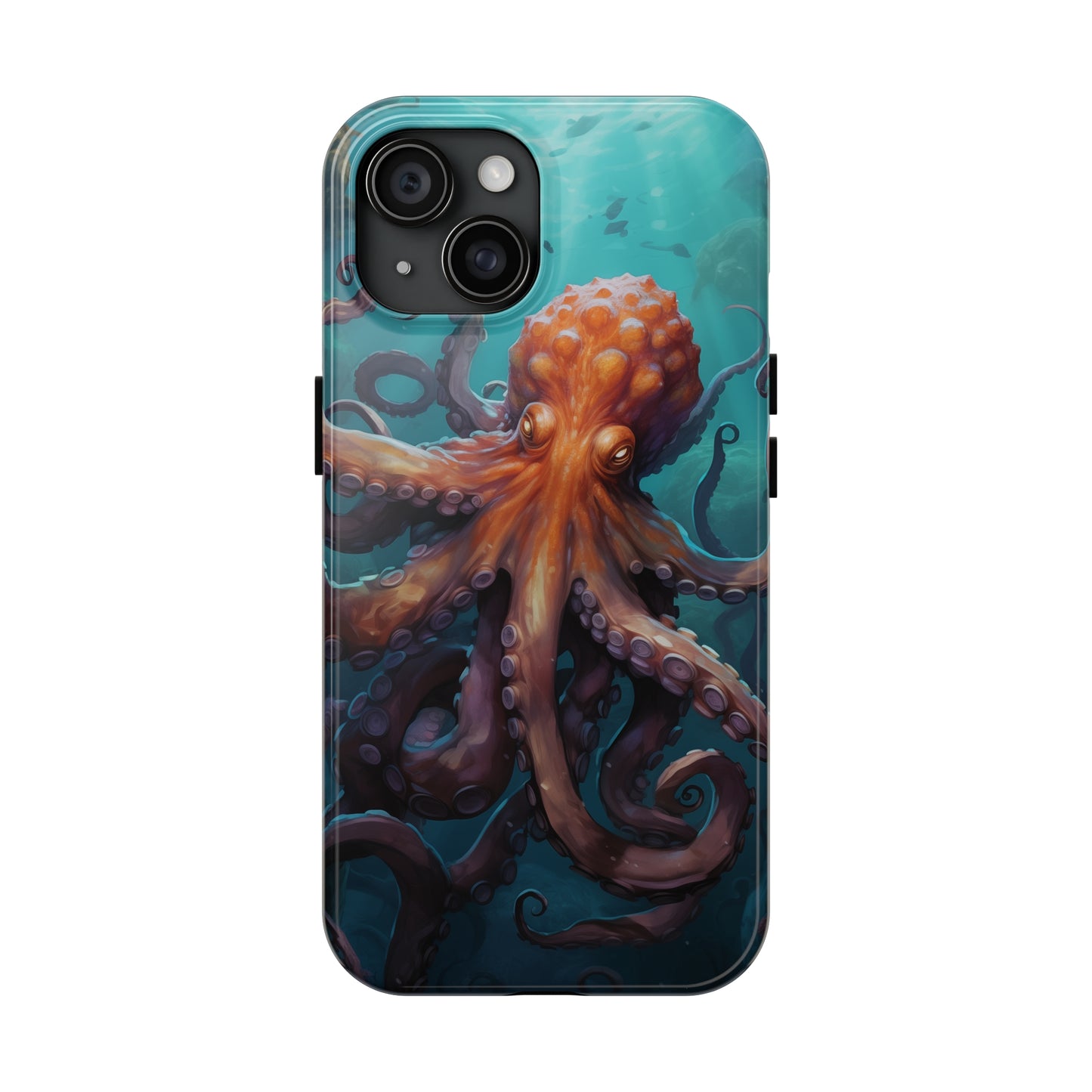 Octopus #02, iPhone 7, 8, X, 11, 12, 13, 14, 15+ case.