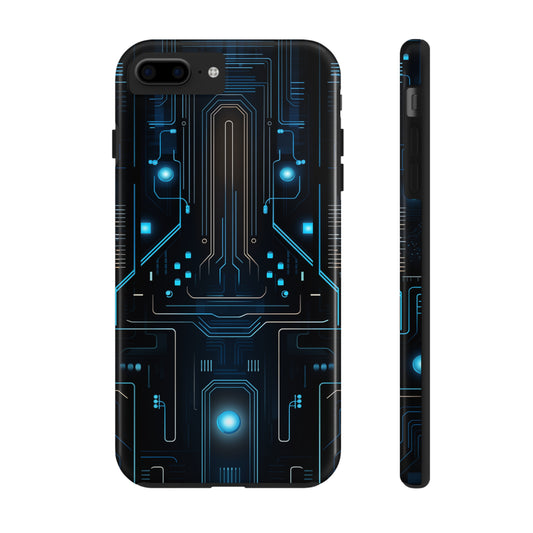 Futuristic #04, iPhone 7, 8, X, 11, 12, 13, 14, 15+ case.