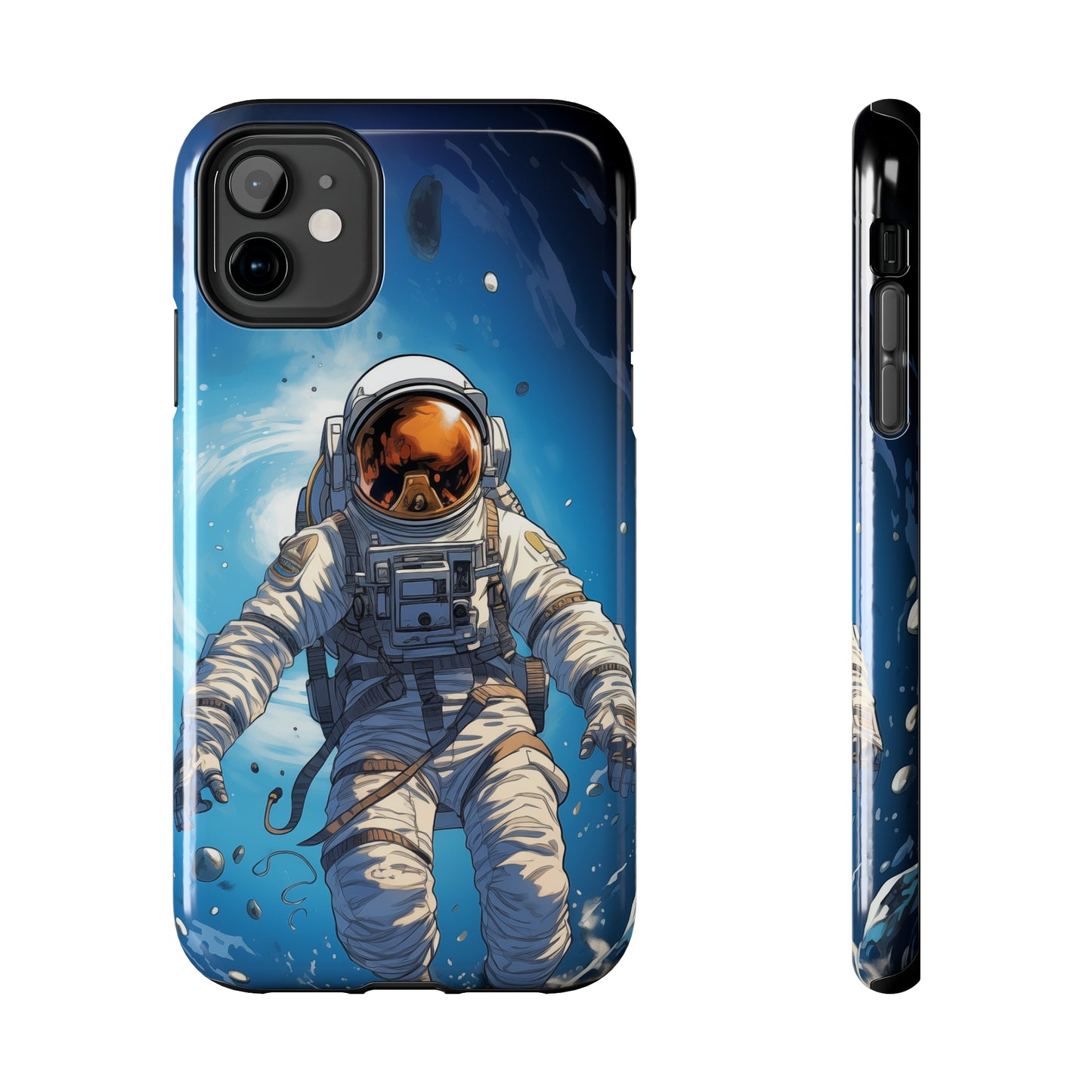 Astronaut #02, iPhone 7, 8, X, 11, 12, 13, 14, 15+ case.