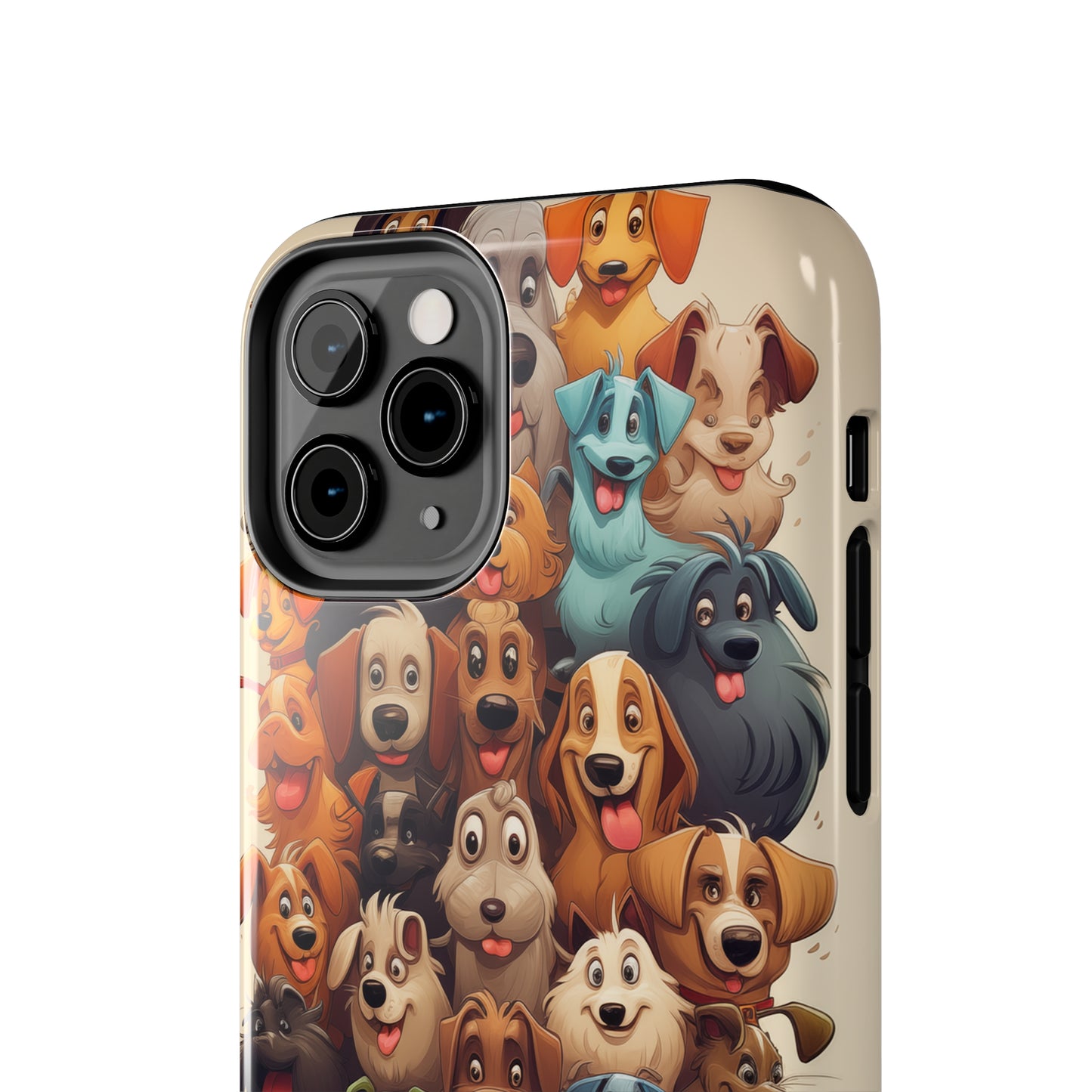 100 Dogs, iPhone 7, 8, X, 11, 12, 13, 14, 15+ case.