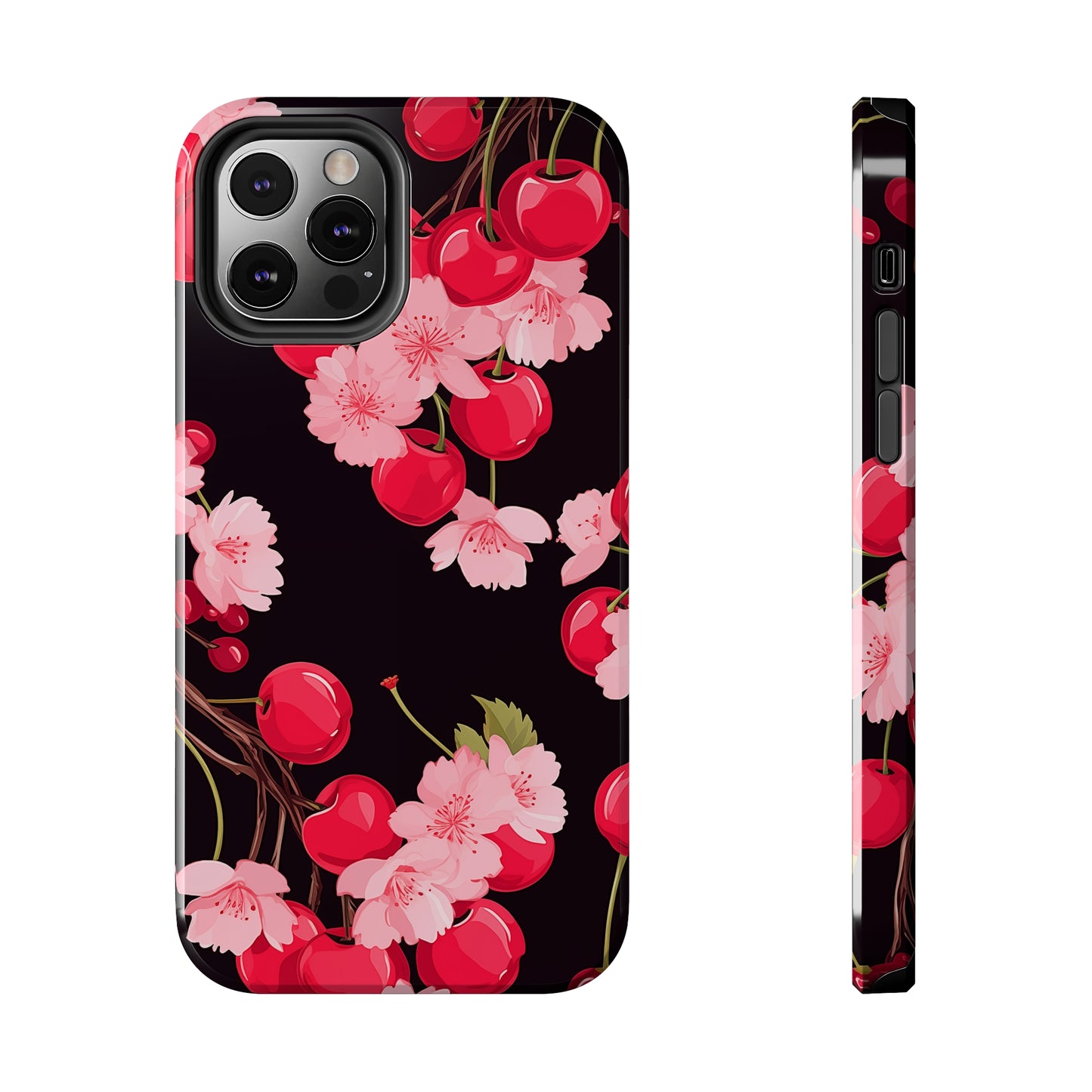 Cherries #05, iPhone 7, 8, X, 11, 12, 13, 14, 15+ case.