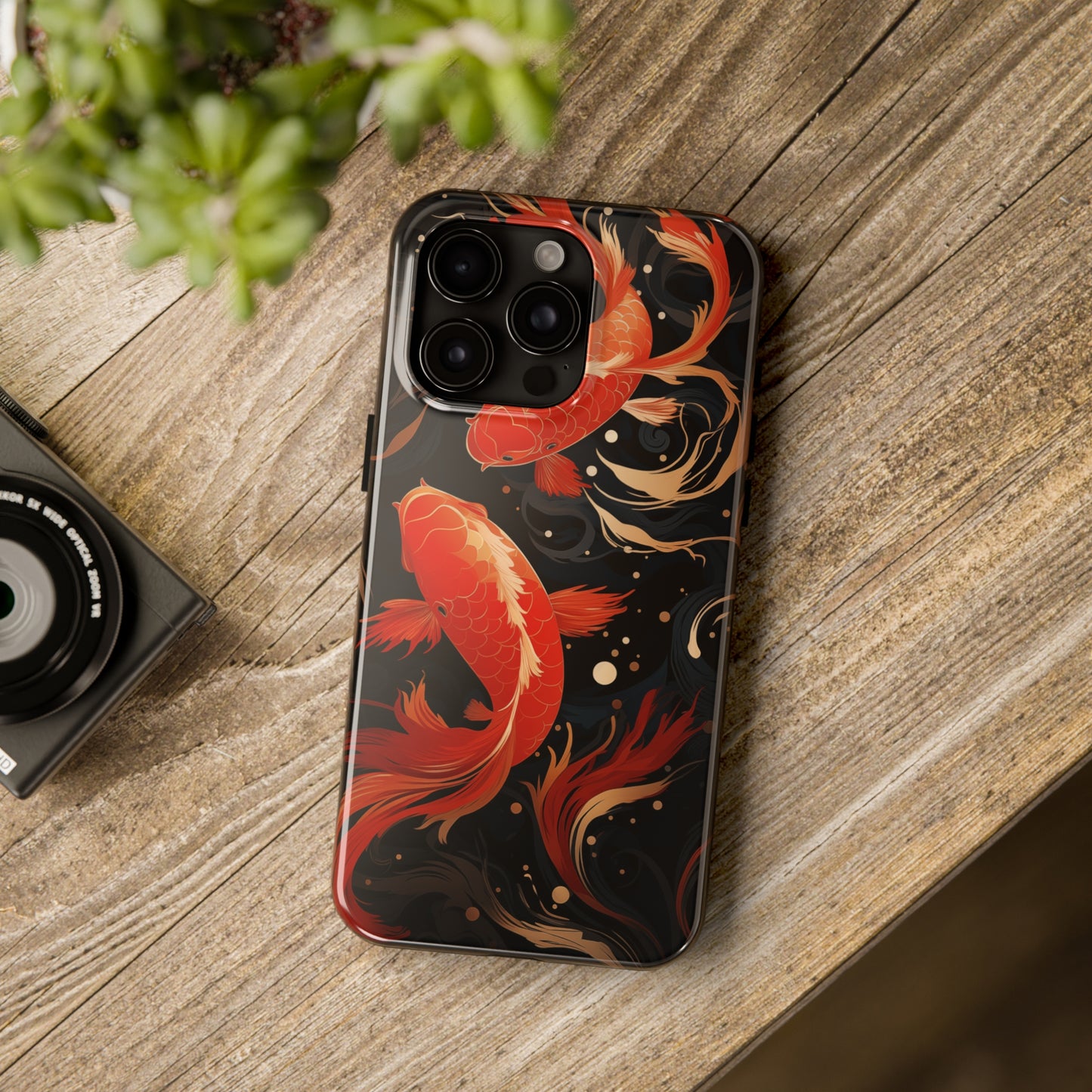 Koi fish #03, iPhone 7, 8, X, 11, 12, 13, 14, 15+ case.