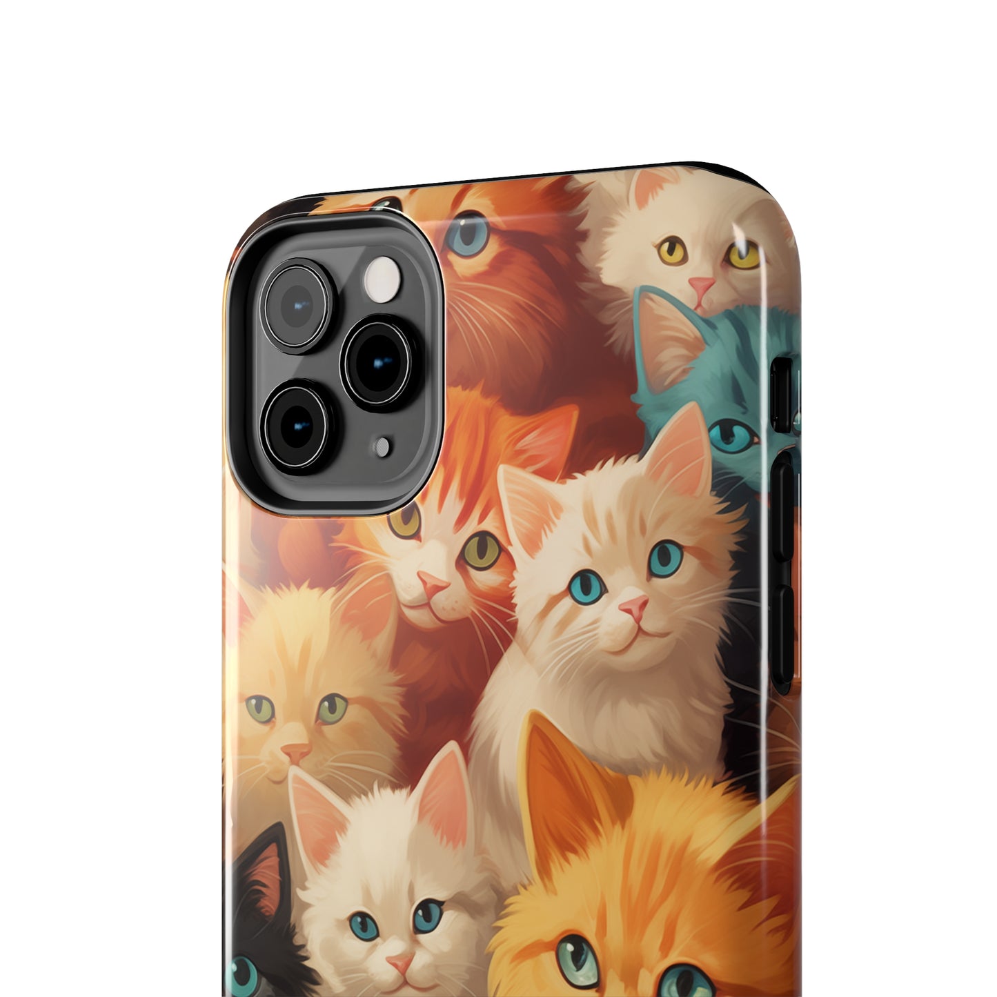 Kittens, iPhone 7, 8, X, 11, 12, 13, 14, 15+ case.