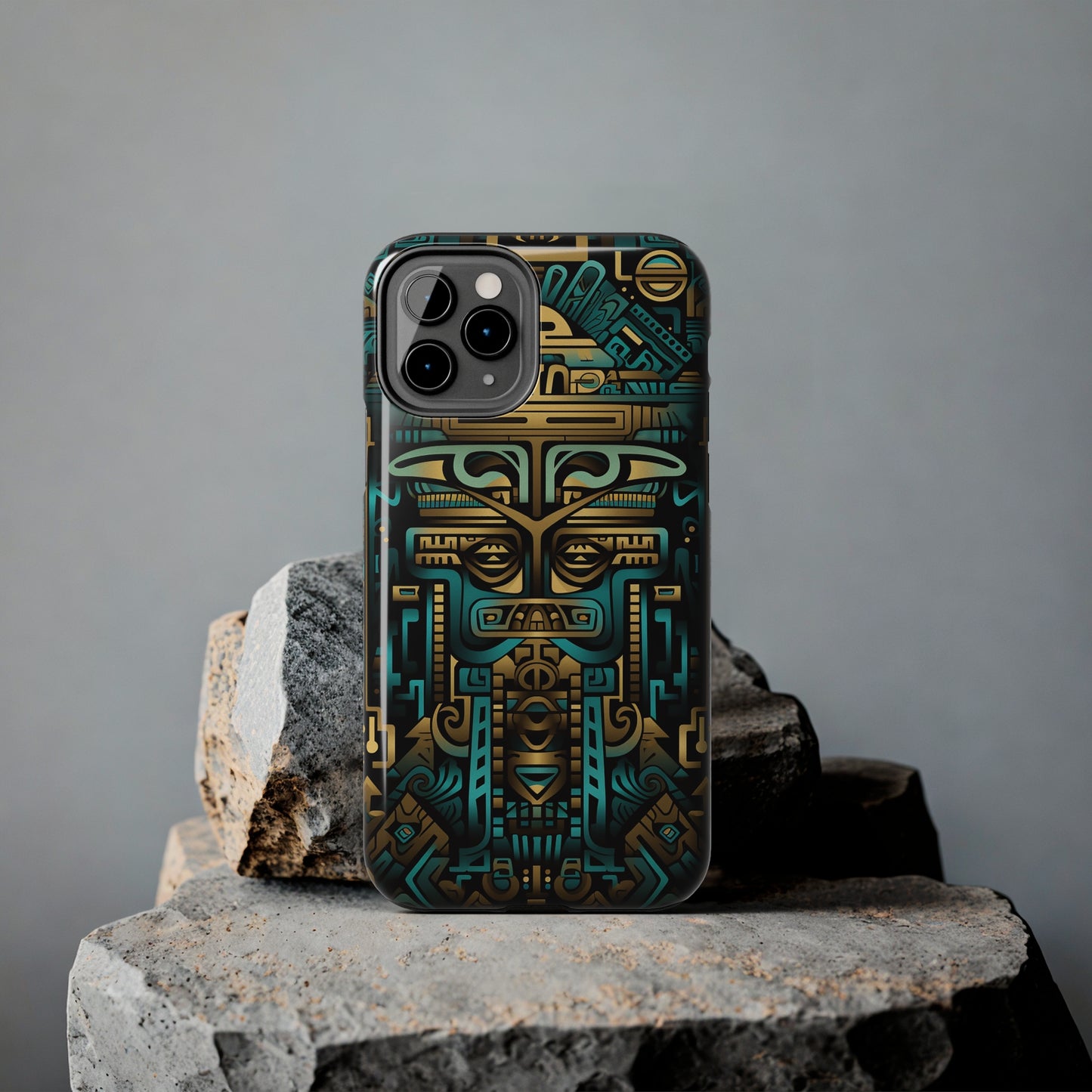 Aztec Vibes #02, iPhone 7, 8, X, 11, 12, 13, 14, 15+ case.