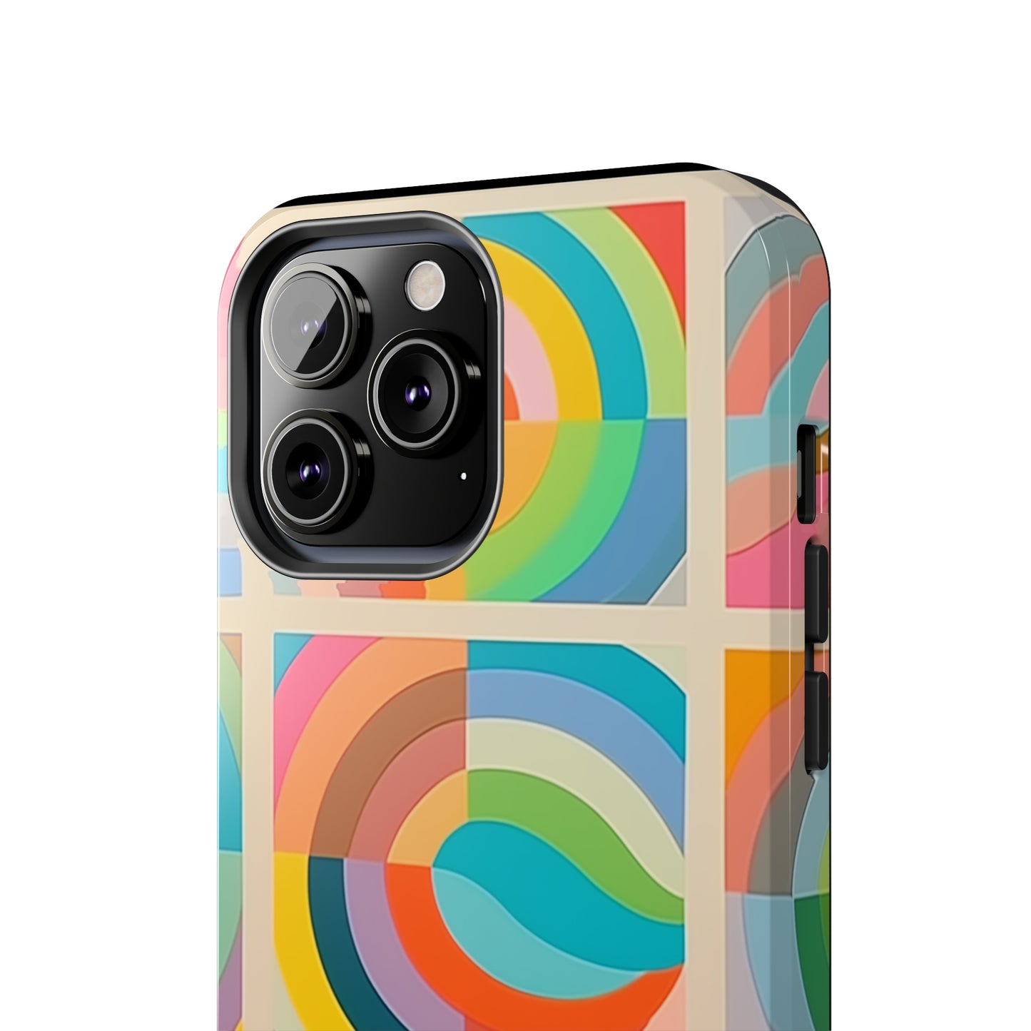 Abstract Colorful Lines #02, iPhone 7, 8, X, 11, 12, 13, 14, 15+ case.