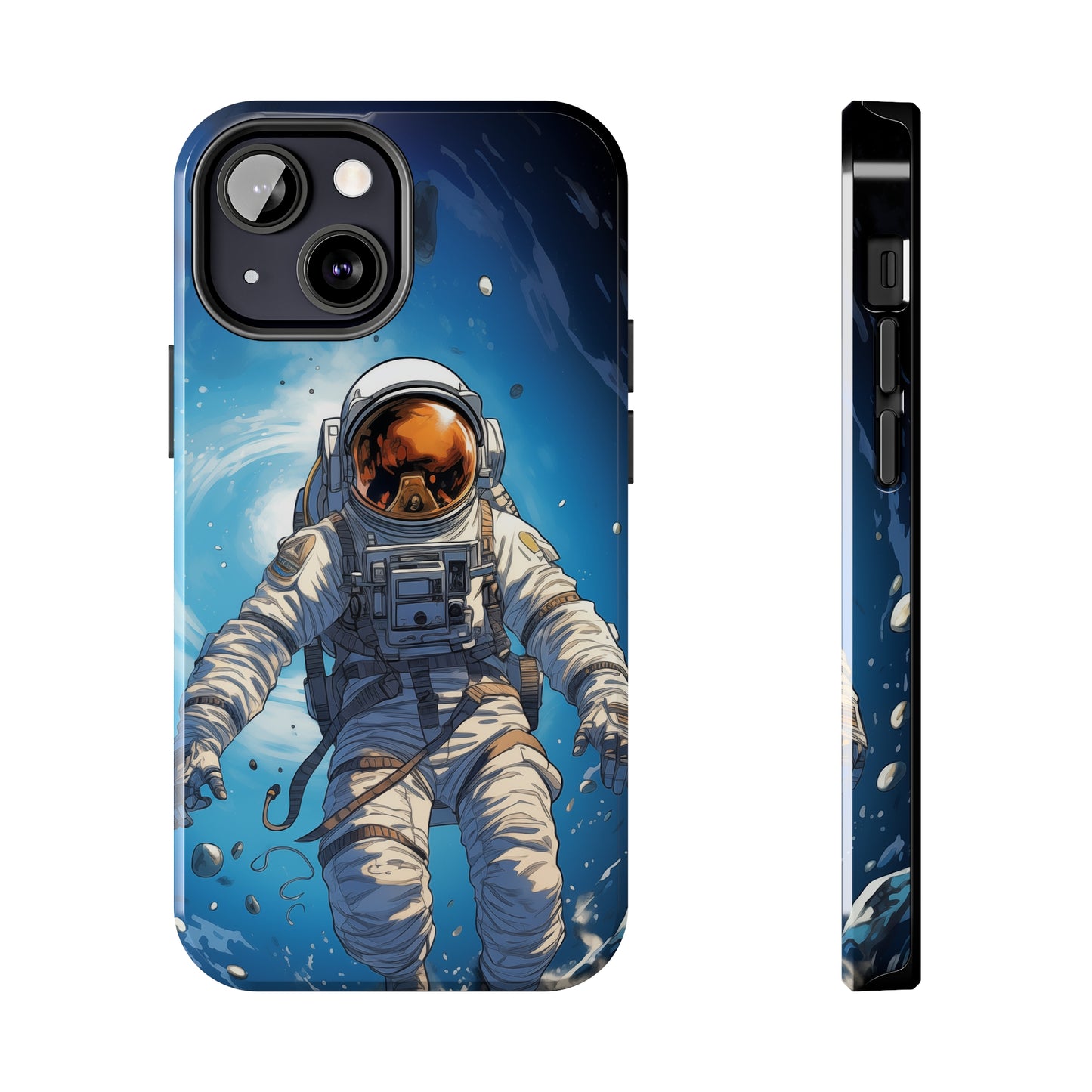 Astronaut #02, iPhone 7, 8, X, 11, 12, 13, 14, 15+ case.