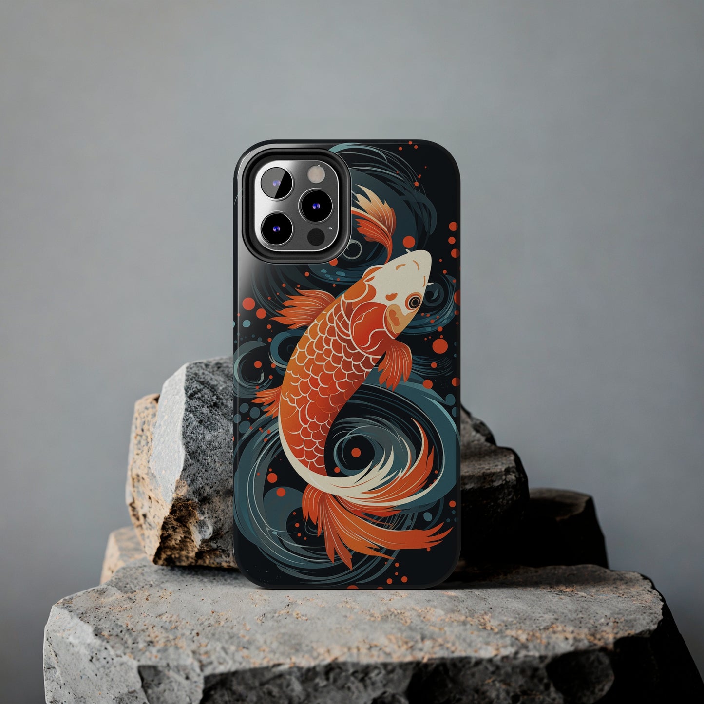 Koi fish #04, iPhone 7, 8, X, 11, 12, 13, 14, 15+ case.