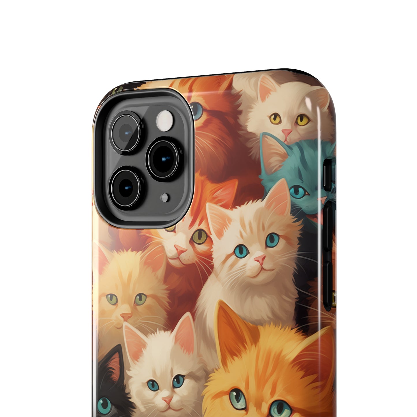 Kittens, iPhone 7, 8, X, 11, 12, 13, 14, 15+ case.