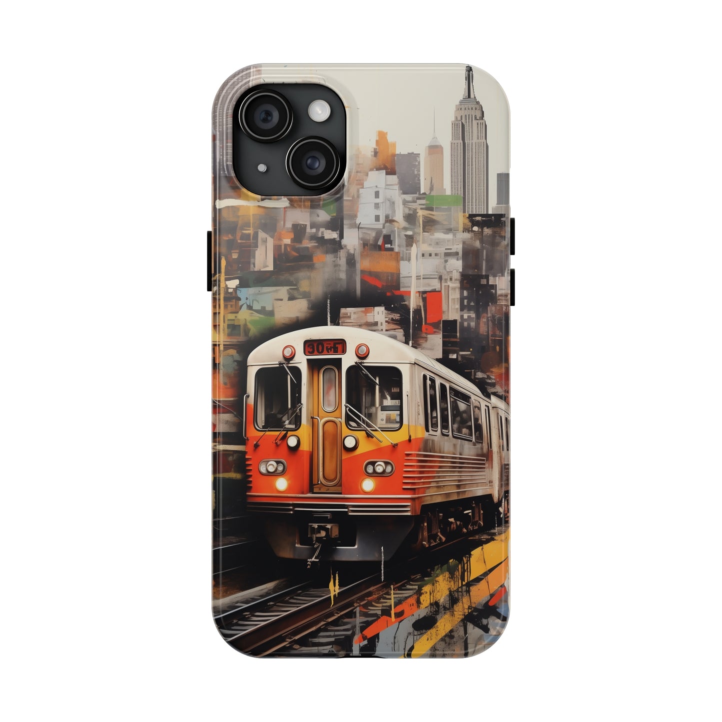 New York City, subway, iPhone 7, 8, X, 11, 12, 13, 14, 15+ case.