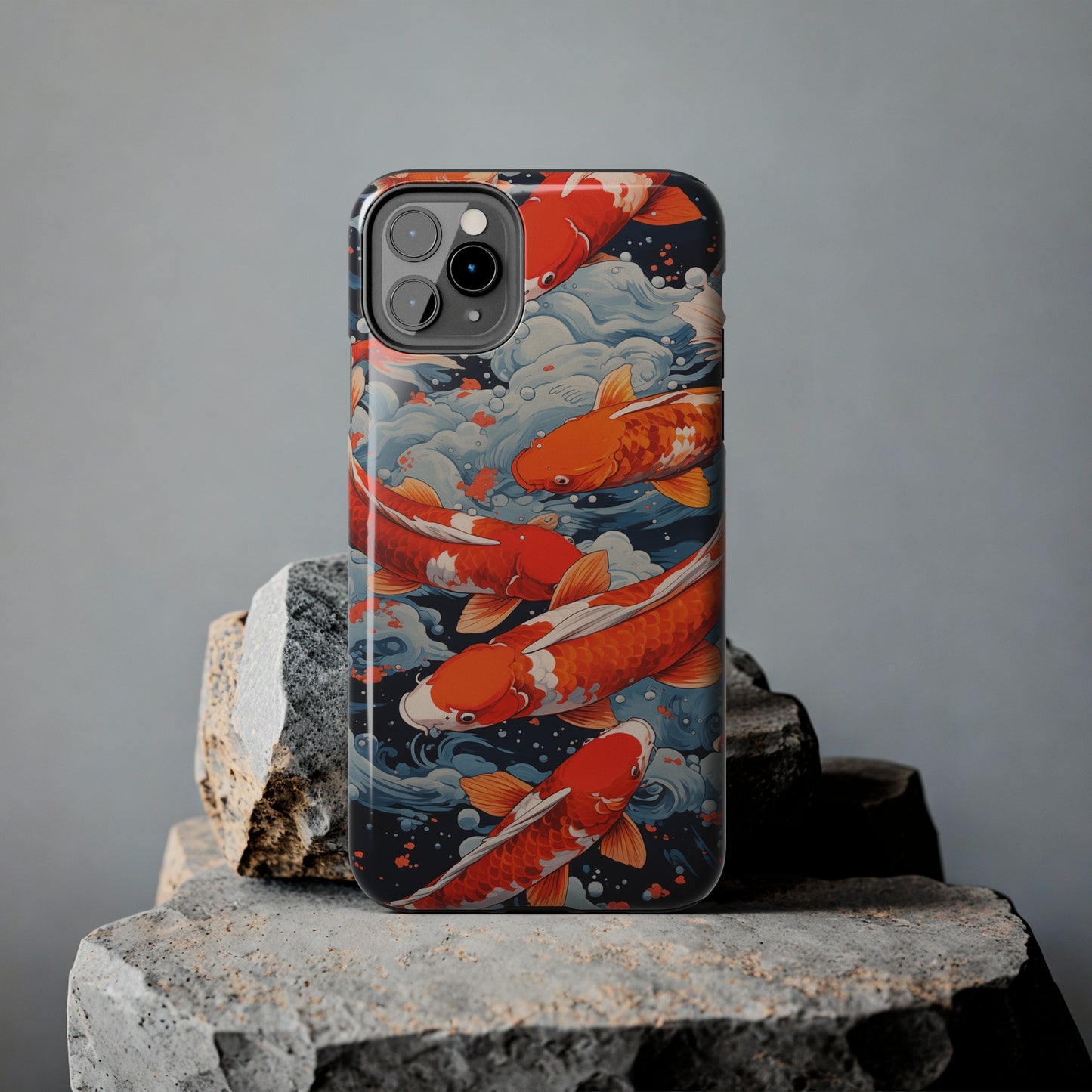 Koi fish #02, iPhone 7, 8, X, 11, 12, 13, 14, 15+ case.