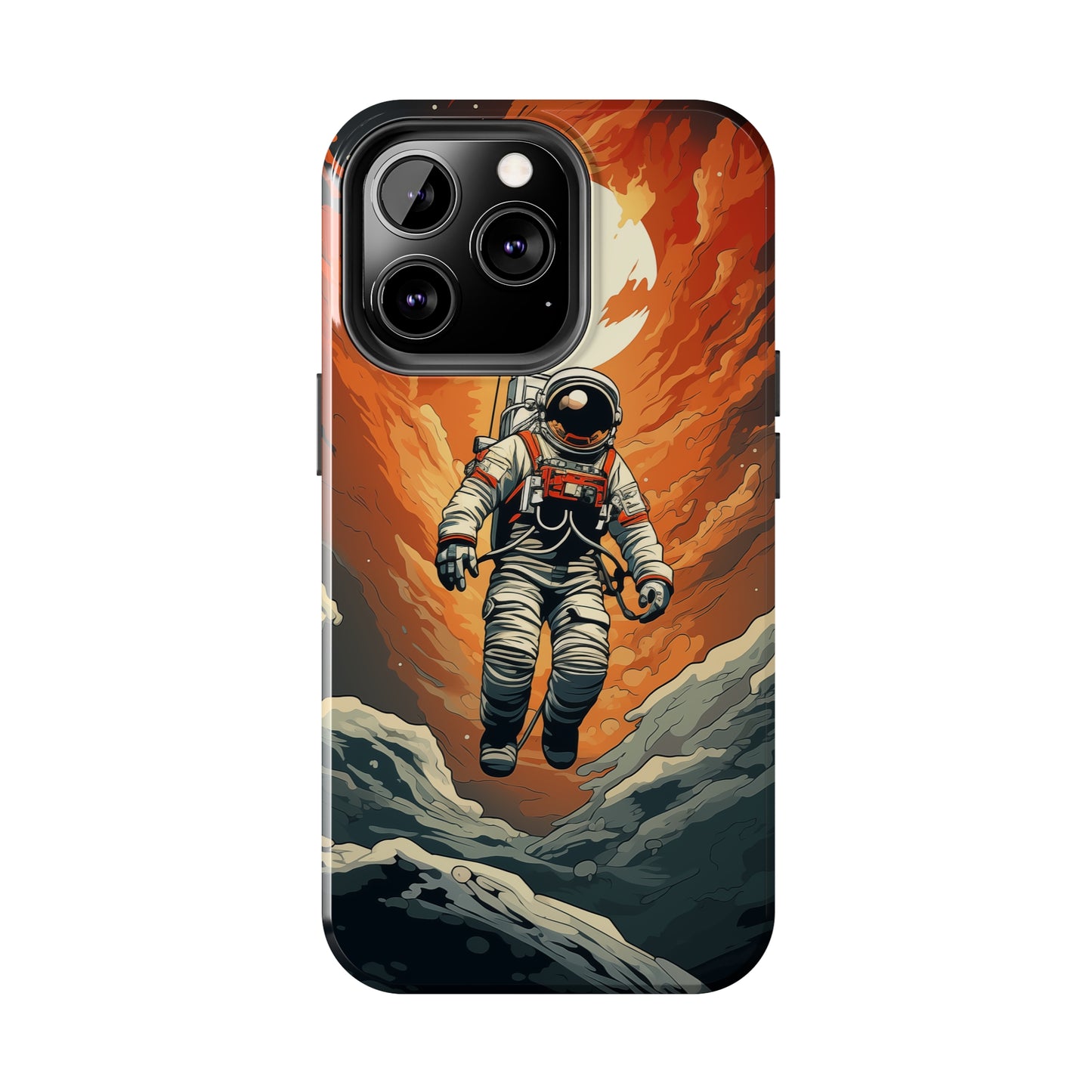 Astronaut #03, iPhone 7, 8, X, 11, 12, 13, 14, 15+ case.