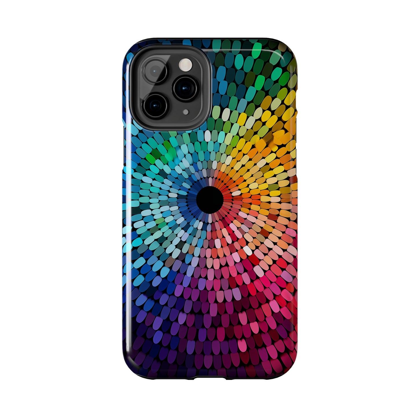 Rainbow Effect #02, iPhone 7, 8, X, 11, 12, 13, 14, 15+ case.