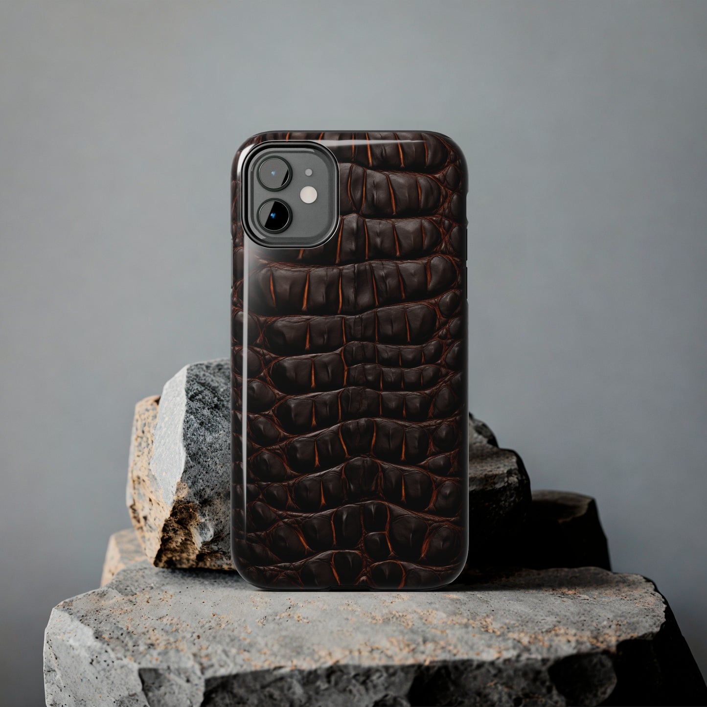 Alligator skin #01, iPhone 7, 8, X, 11, 12, 13, 14, 15+ case.