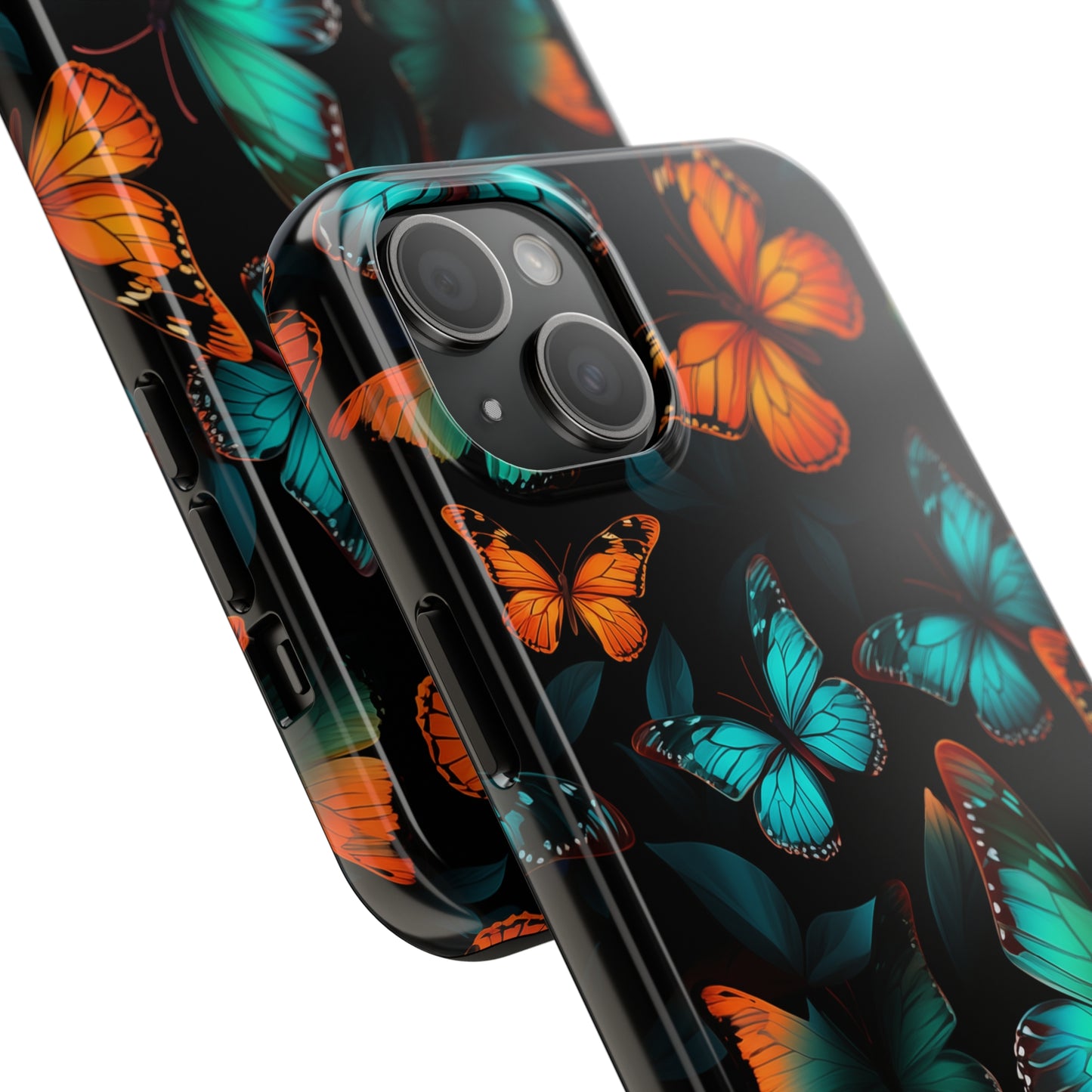 Butterflies #03, iPhone 7, 8, X, 11, 12, 13, 14, 15+ case.