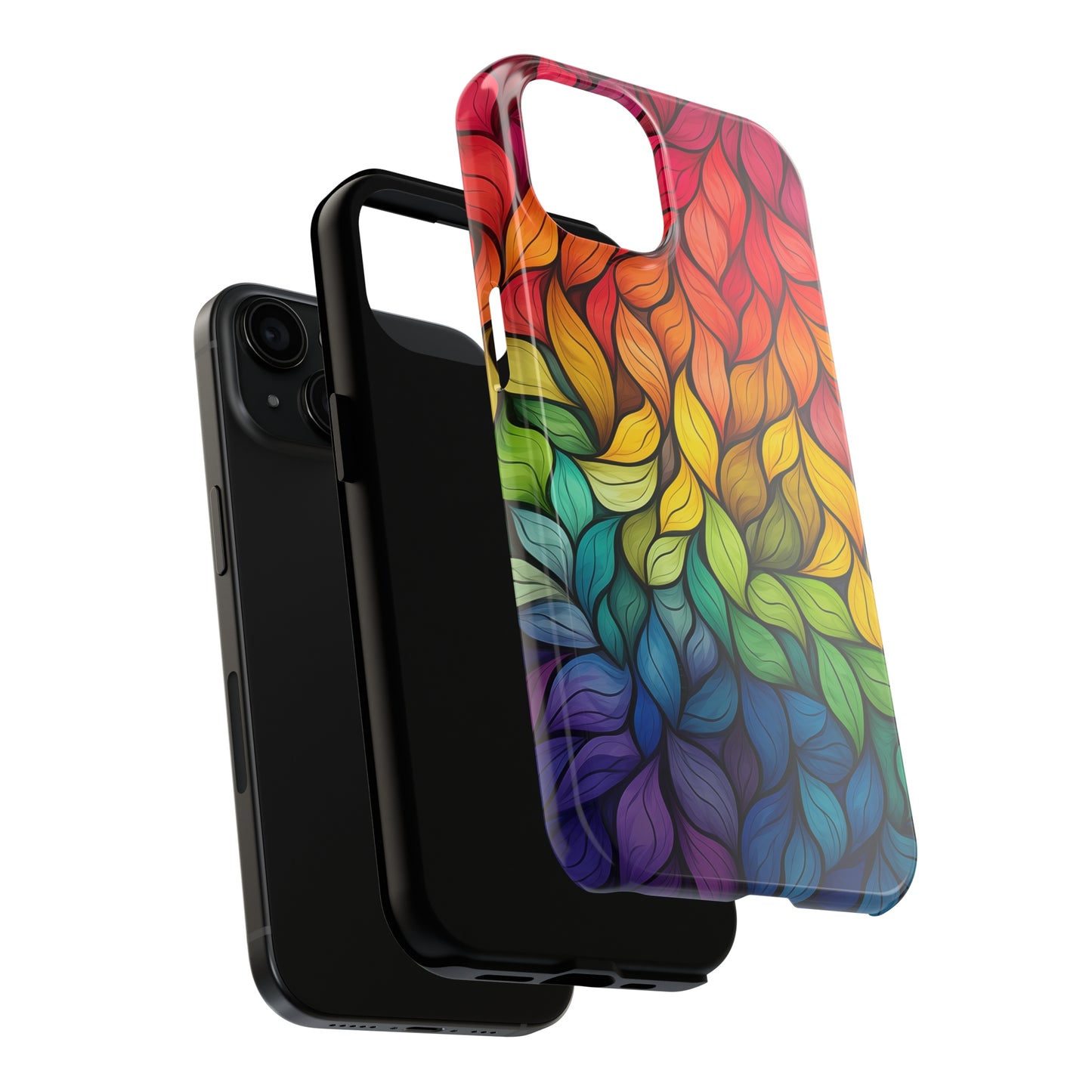 Rainbow Effect #03, iPhone 7, 8, X, 11, 12, 13, 14, 15+ case.