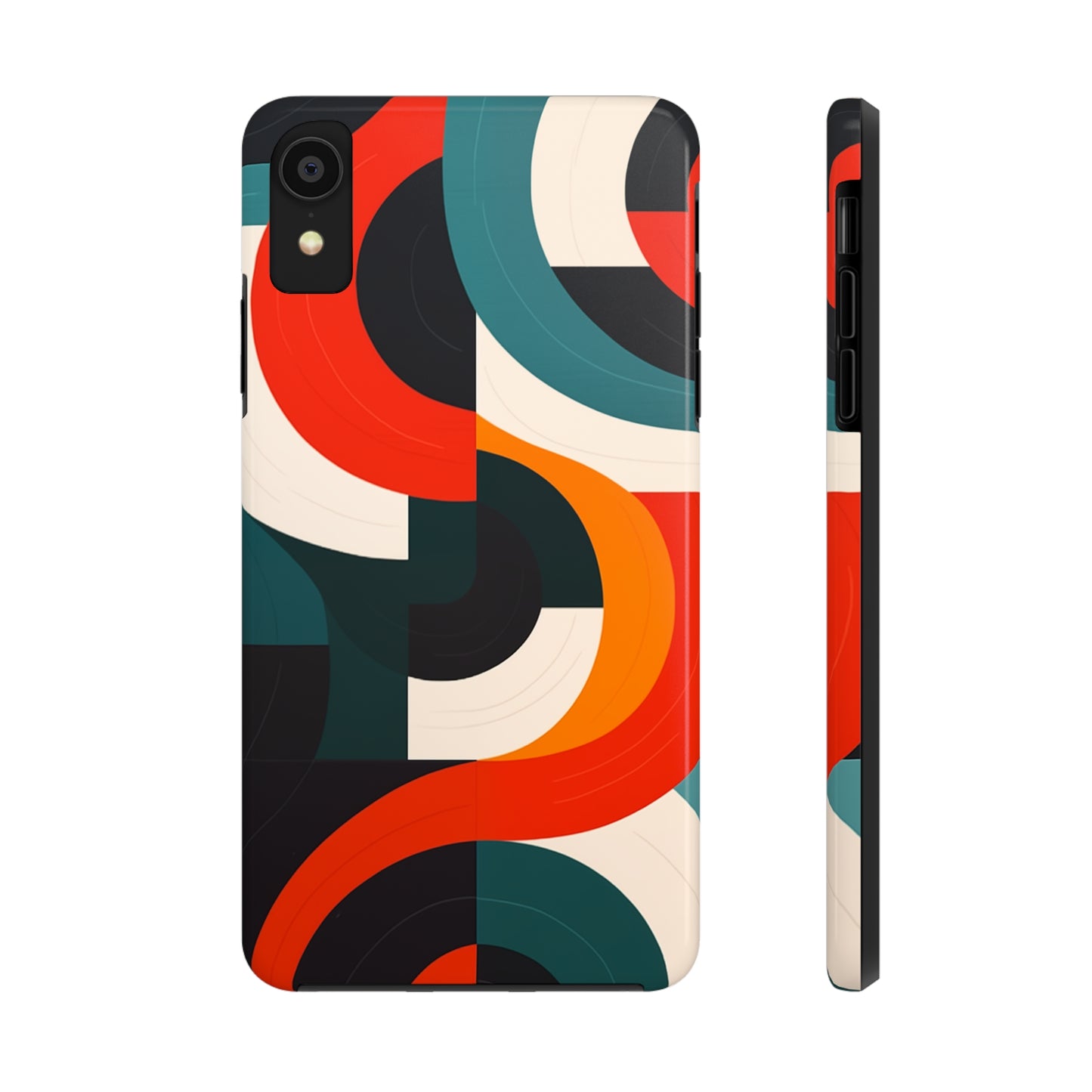 Abstract Shapes, iPhone 7, 8, X, 11, 12, 13, 14, 15+ case.