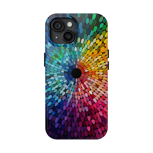 Rainbow Effect #02, iPhone 7, 8, X, 11, 12, 13, 14, 15+ case.