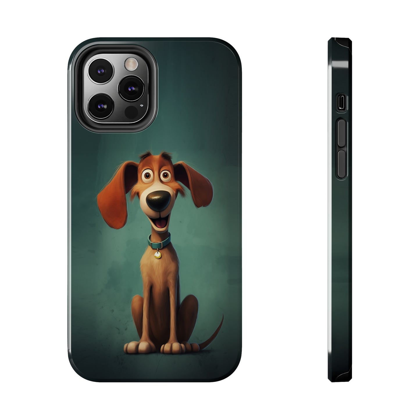 Hux, Cartoon Dog, iPhone 7, 8, X, 11, 12, 13, 14, 15+ case.