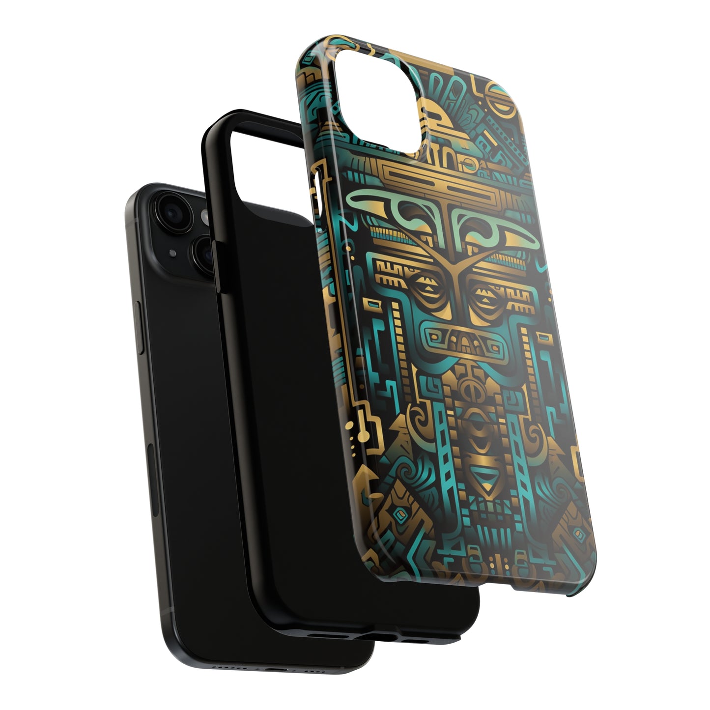 Aztec Vibes #02, iPhone 7, 8, X, 11, 12, 13, 14, 15+ case.