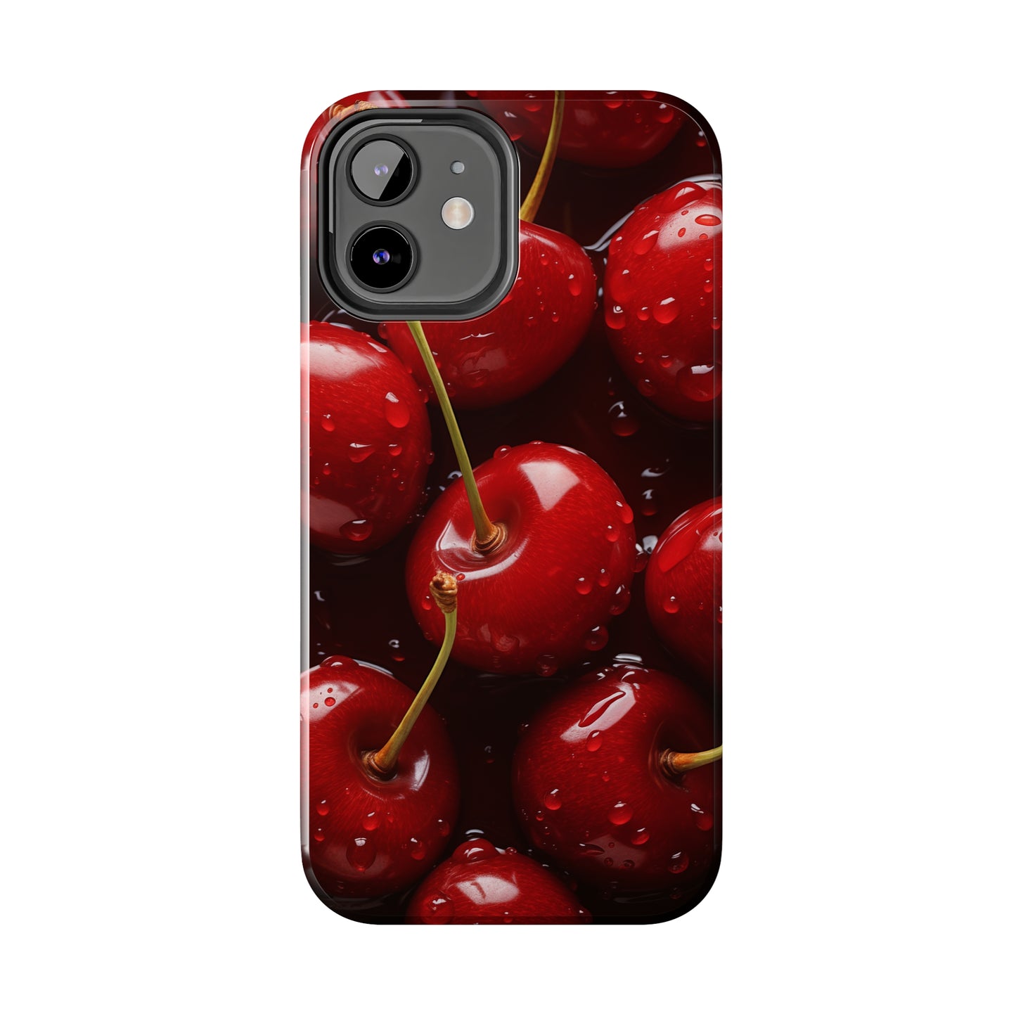 Cherries #07, iPhone 7, 8, X, 11, 12, 13, 14, 15+ case.