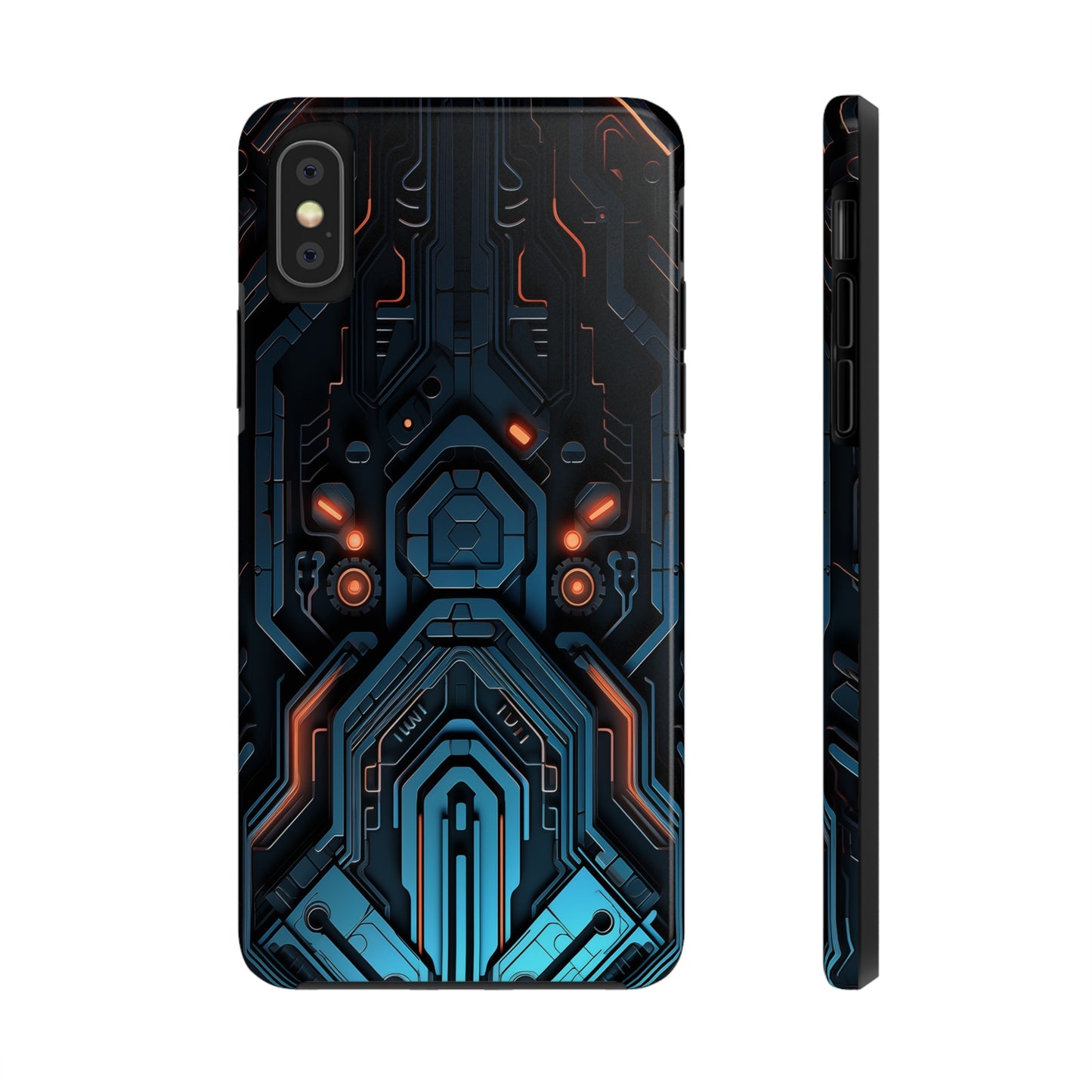 Futuristic #02, iPhone 7, 8, X, 11, 12, 13, 14, 15+ case.