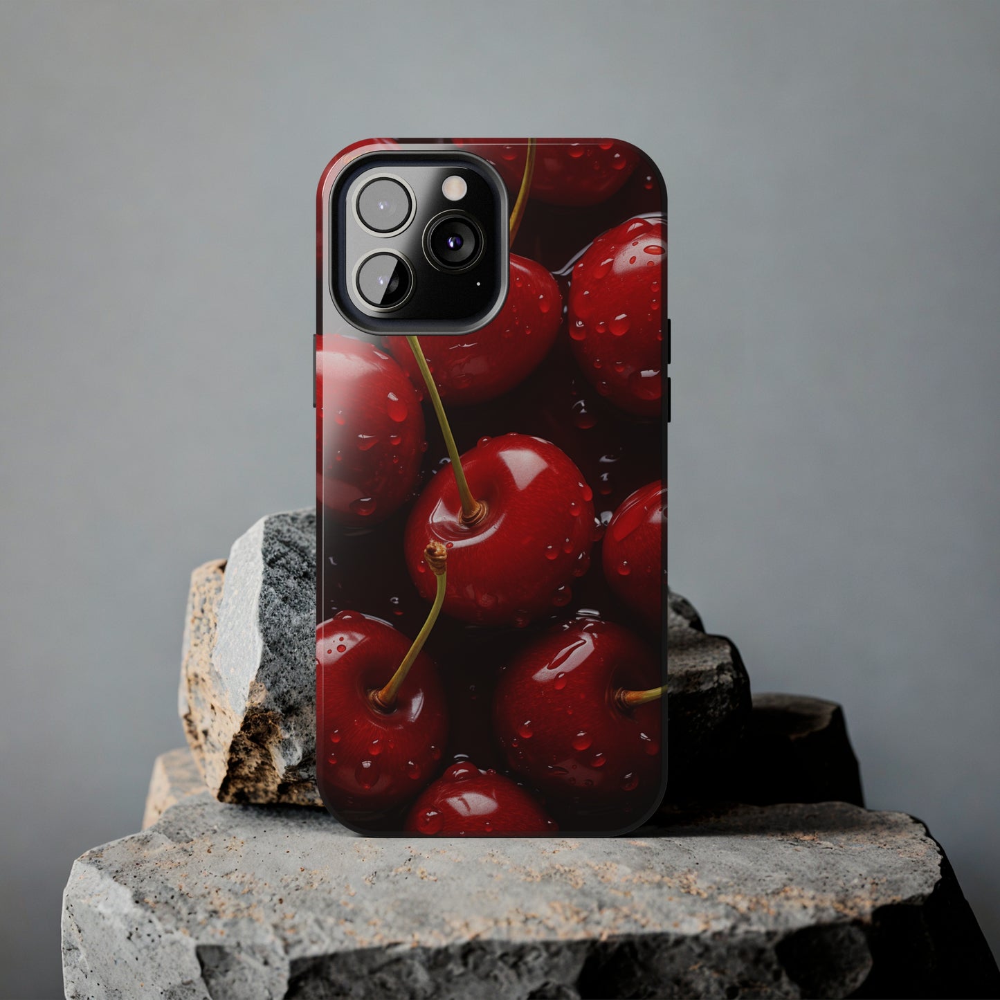 Cherries #07, iPhone 7, 8, X, 11, 12, 13, 14, 15+ case.