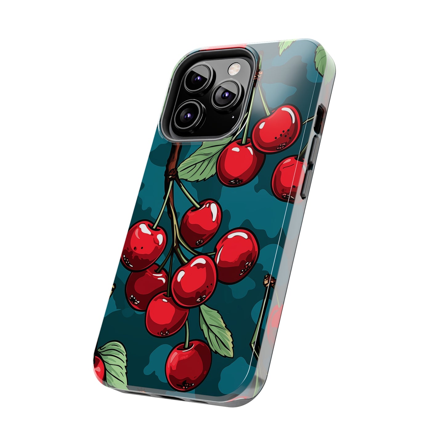 Cherries #10, iPhone 7, 8, X, 11, 12, 13, 14, 15+ case.