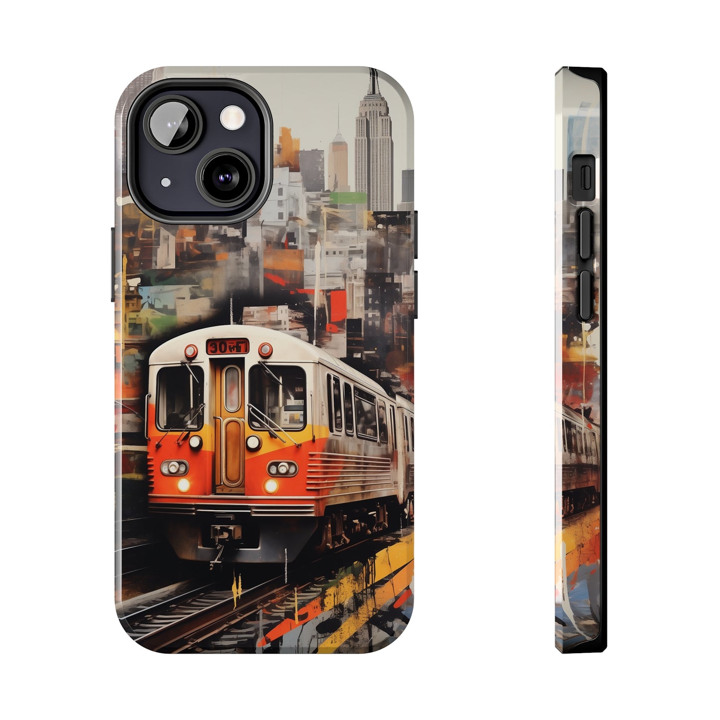 New York City, subway, iPhone 7, 8, X, 11, 12, 13, 14, 15+ case.