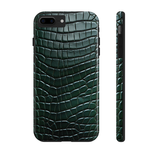 Alligator skin #03, iPhone 7, 8, X, 11, 12, 13, 14, 15+ case.