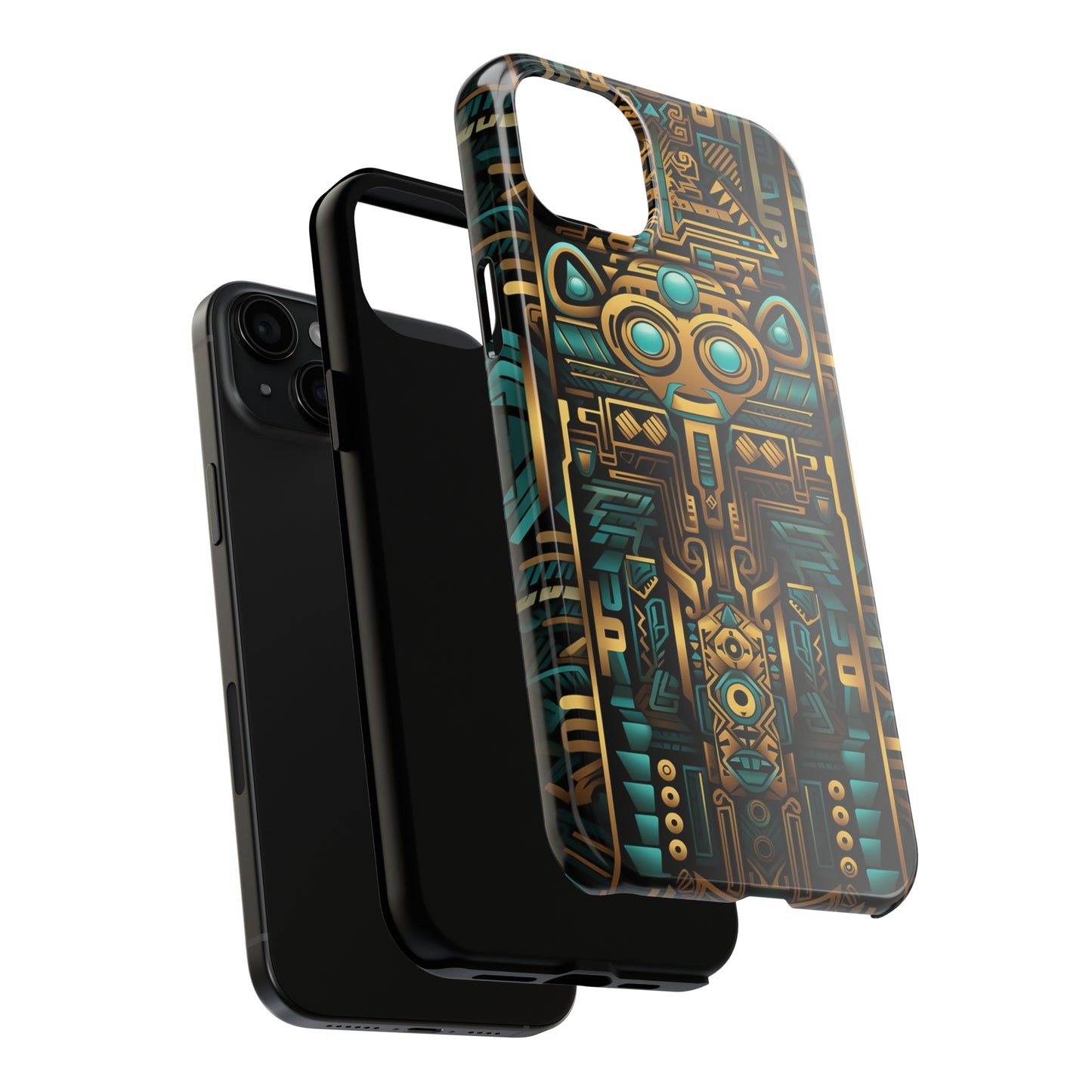 Aztec Vibes #03, iPhone 7, 8, X, 11, 12, 13, 14, 15+ case.