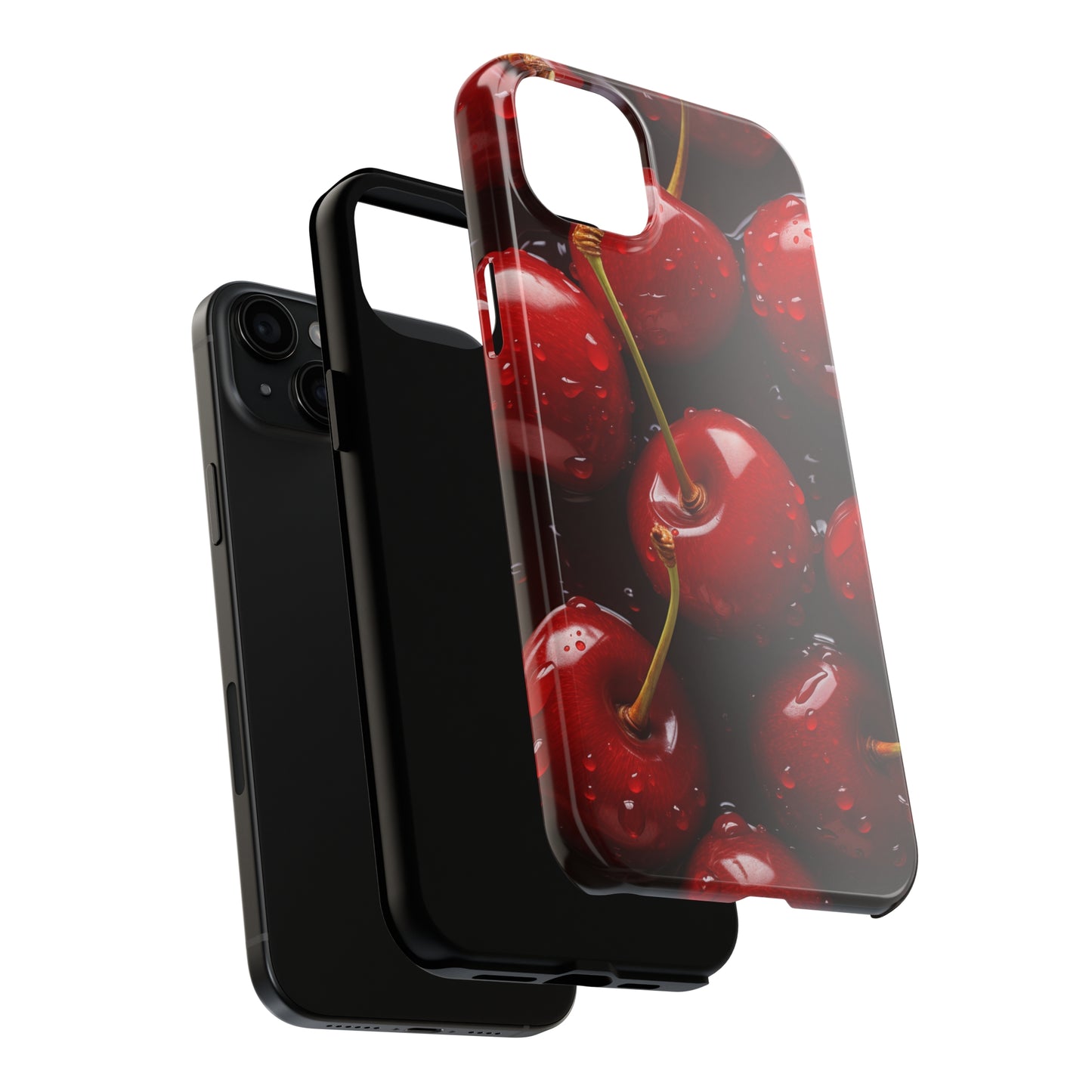 Cherries #07, iPhone 7, 8, X, 11, 12, 13, 14, 15+ case.