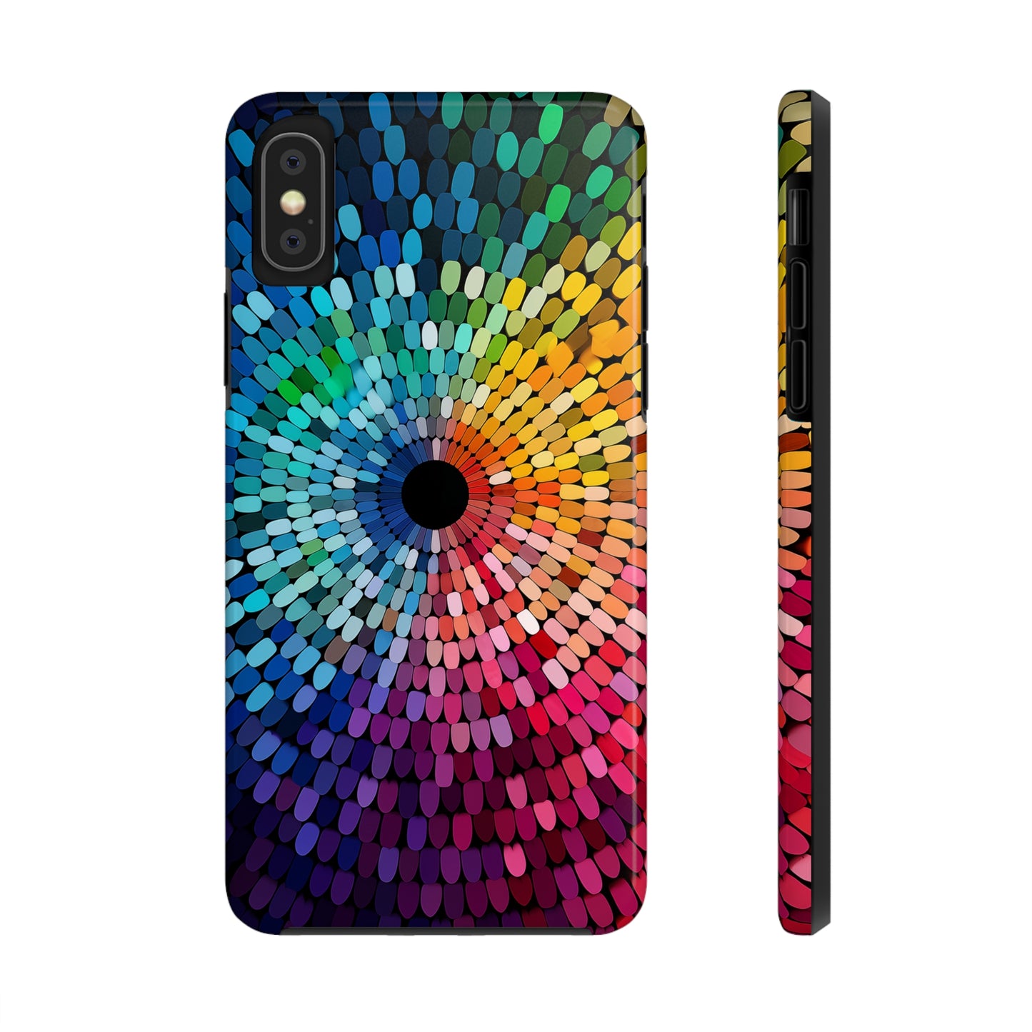 Rainbow Effect #02, iPhone 7, 8, X, 11, 12, 13, 14, 15+ case.