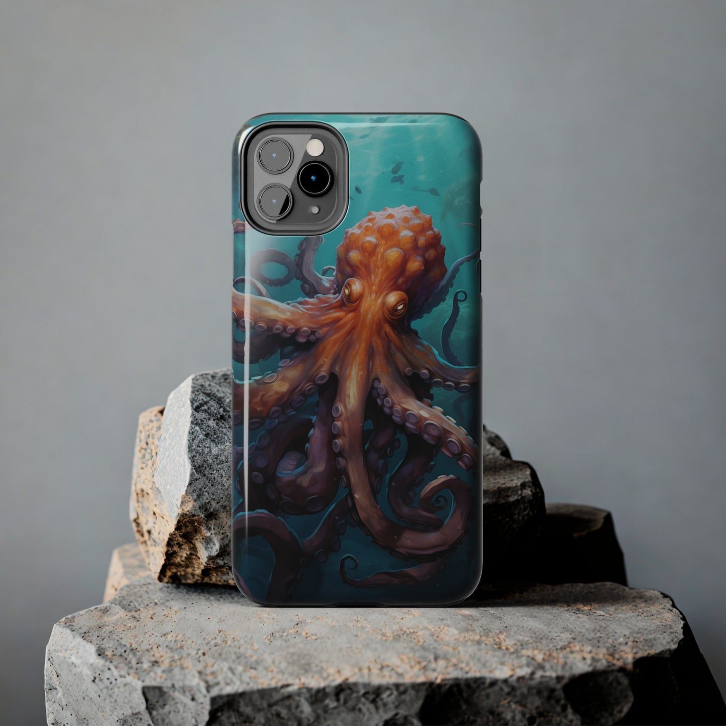 Octopus #02, iPhone 7, 8, X, 11, 12, 13, 14, 15+ case.